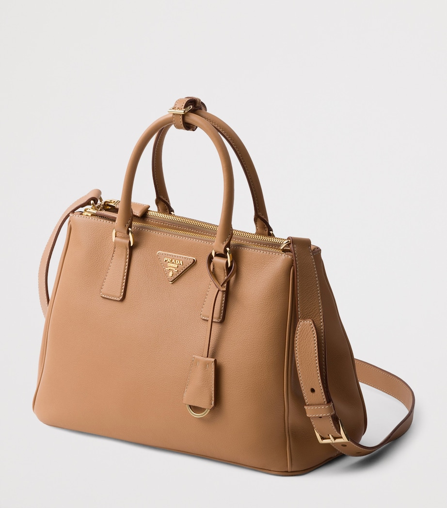 Prada Large Leather Galleria Top-Handle Bag Image 3