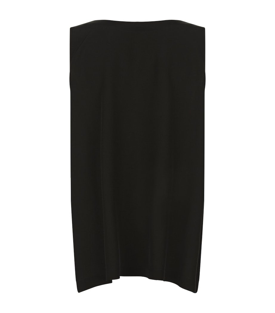 Silk Shell Top BLACK Image 5