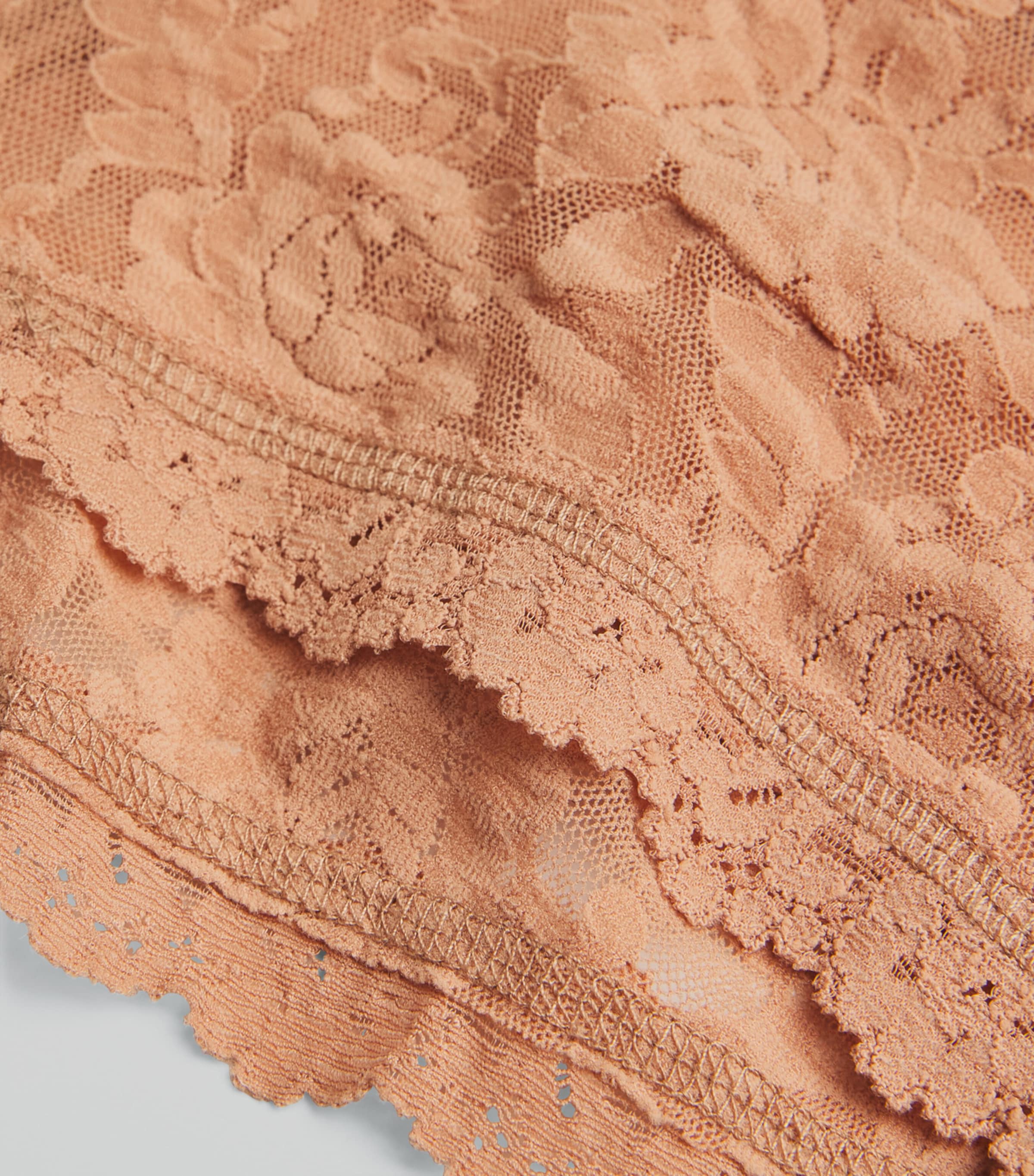Signature Lace Boyshorts SUNTAN Image 4
