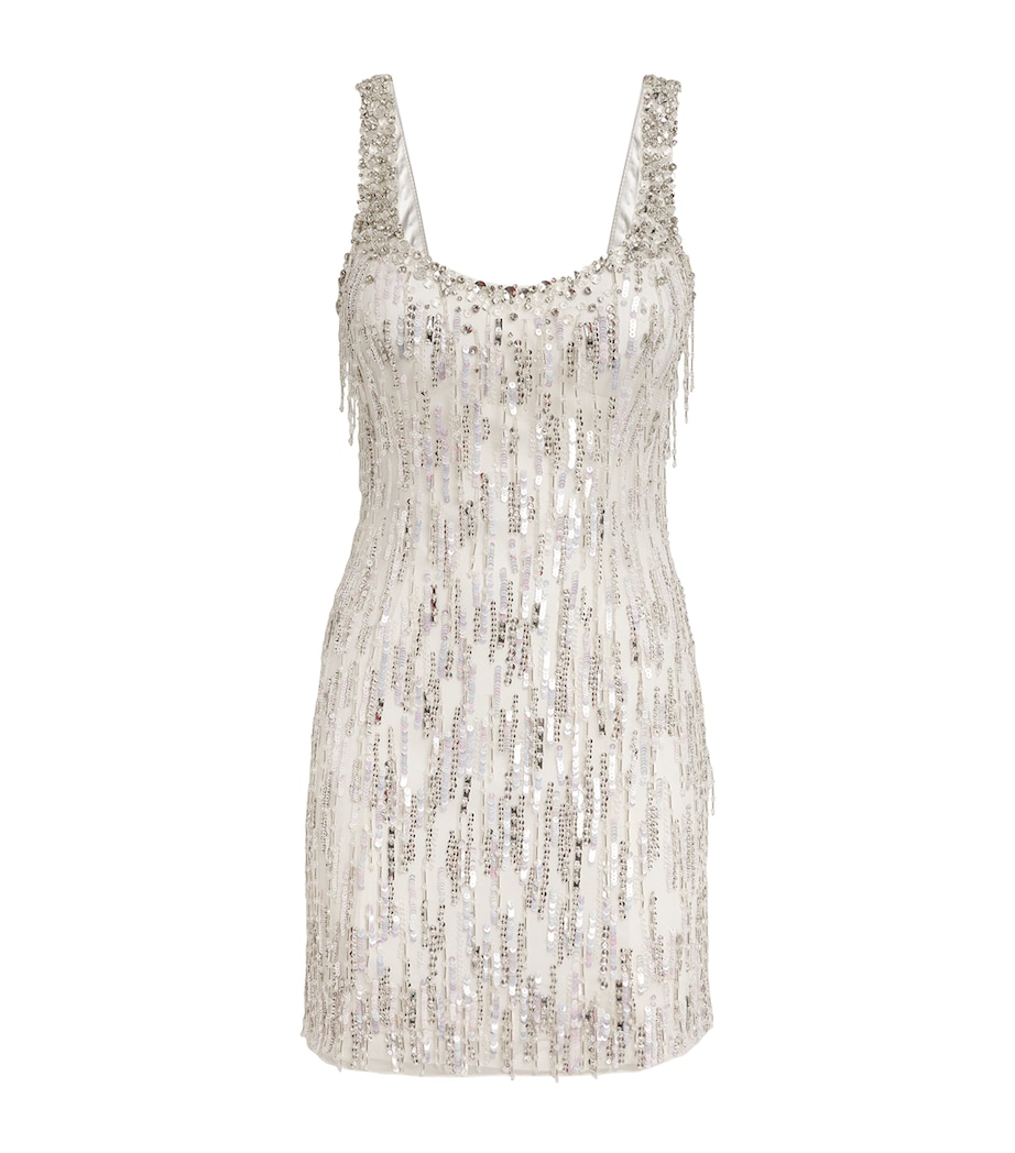 Shimmer Paris Mini Dress 001 IVORY Image 1