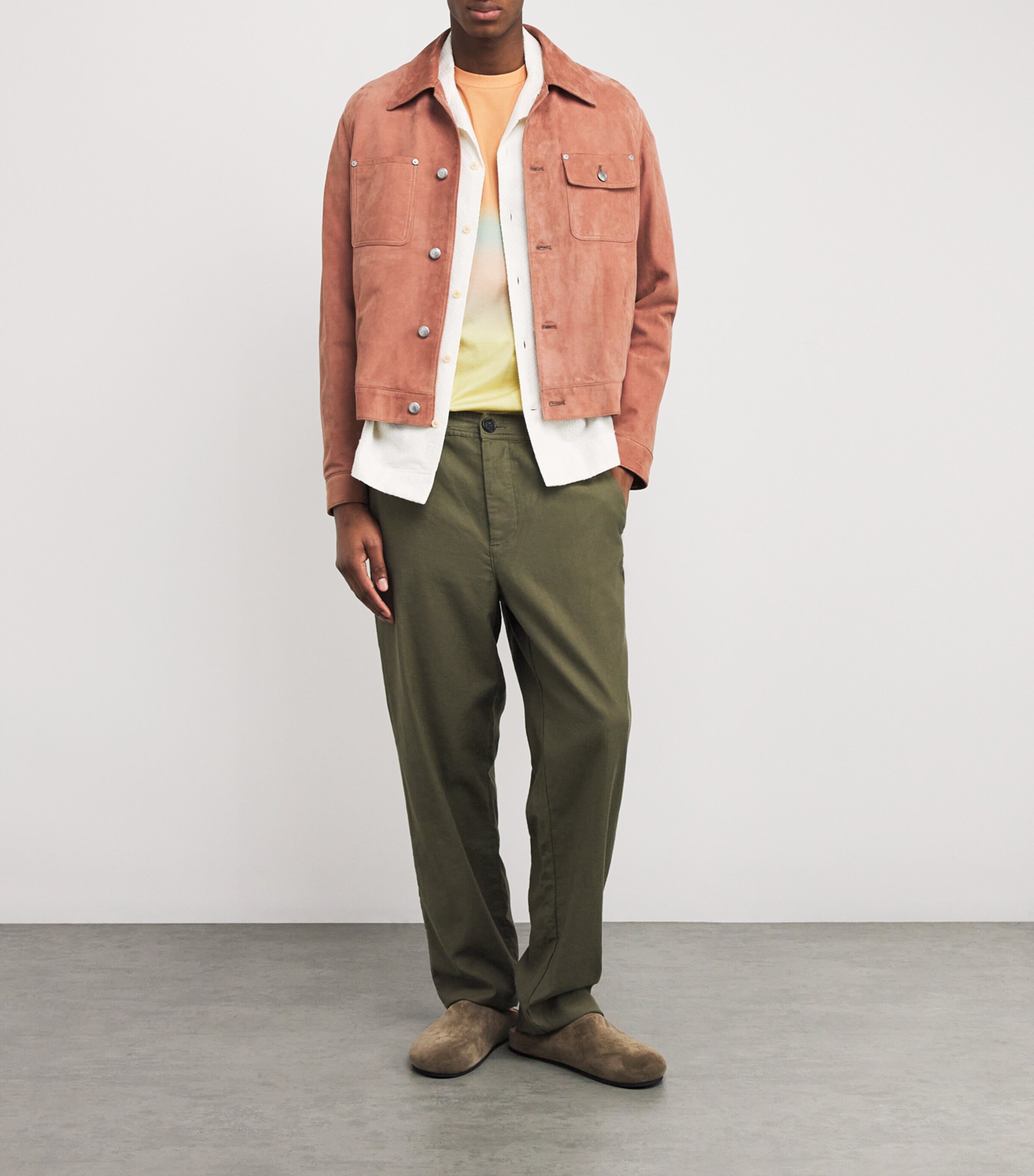 PAUL SMITH COTTON HAZY STRIPE T-SHIRT