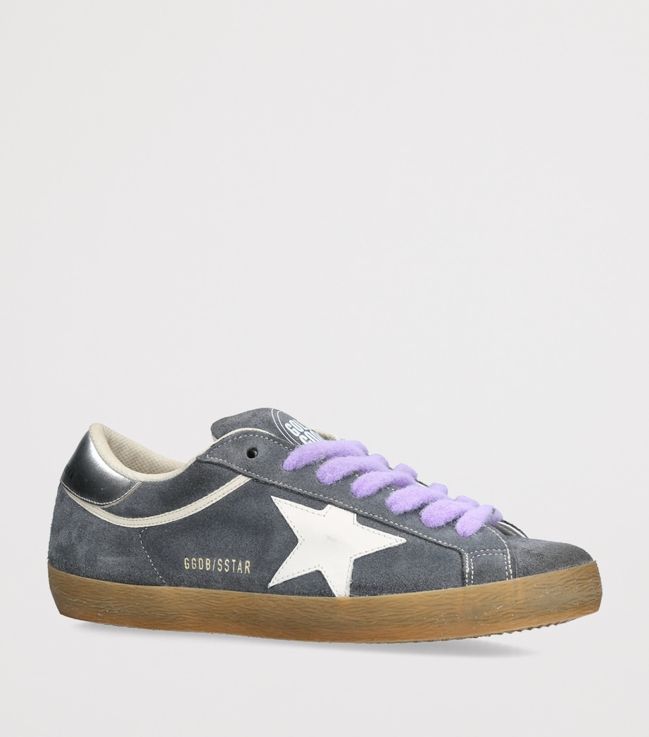 Golden Goose Suede Super-Star Sneakers Mid Blue Image 3
