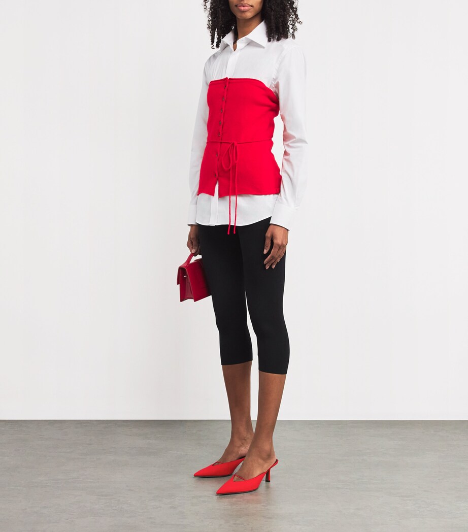 Matar Heeled Mules 65 RED Image 5