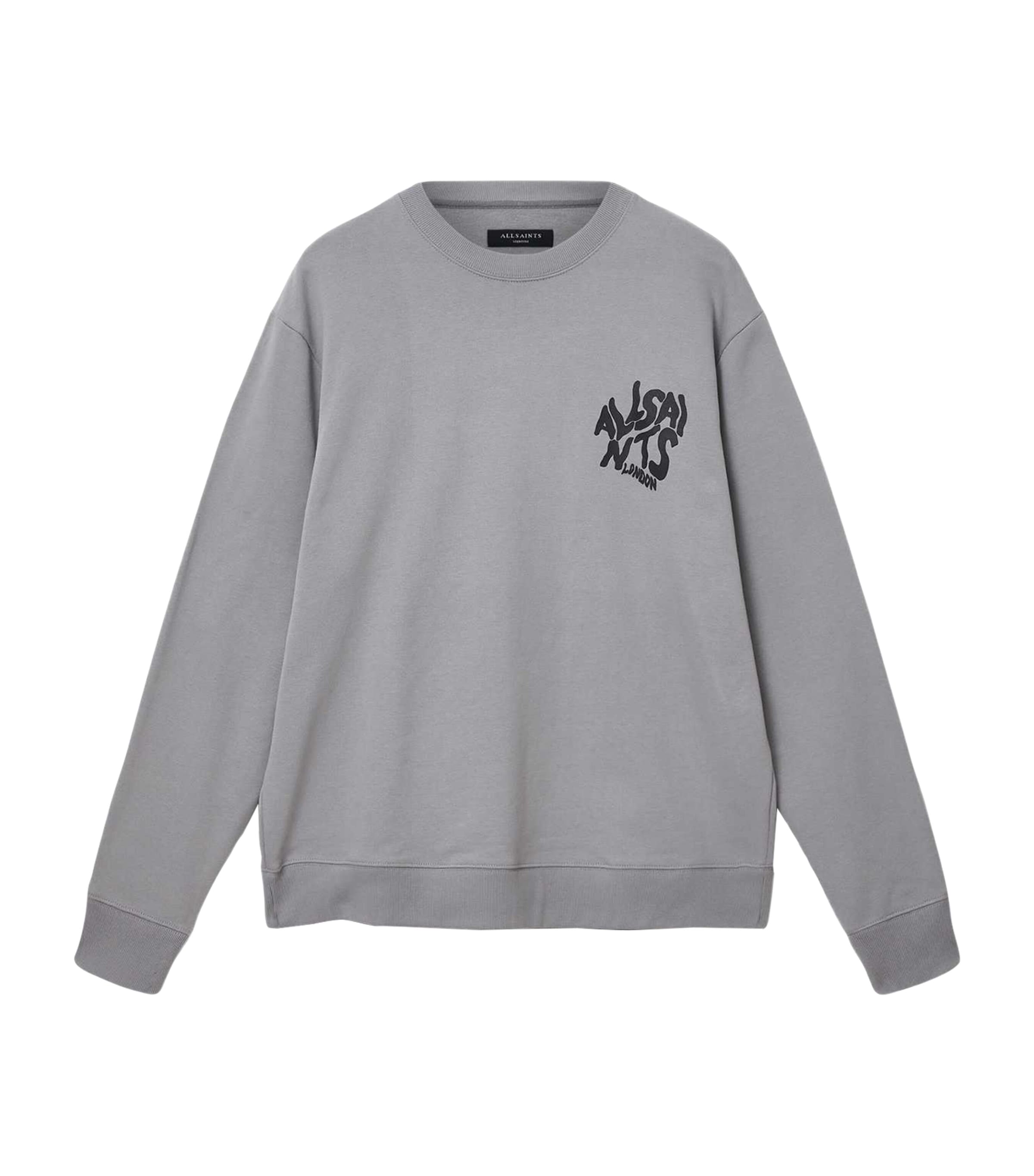 AllSaints Organic Cotton Oversized Orlando Sweatshirt | Men New In | Mens Clothing | Men Clothing | Sweatshirts & Hoodies | Designers | AllSaints