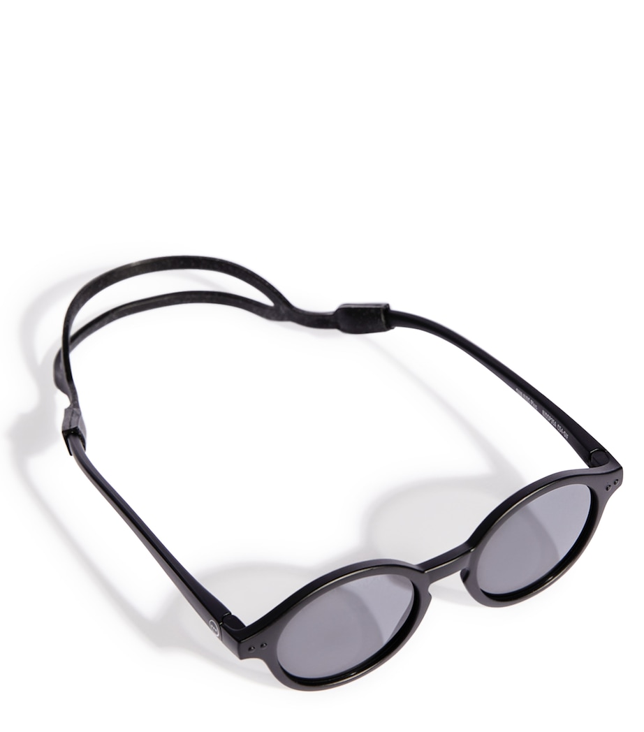 Round Sunglasses BABY BLACK Image 3