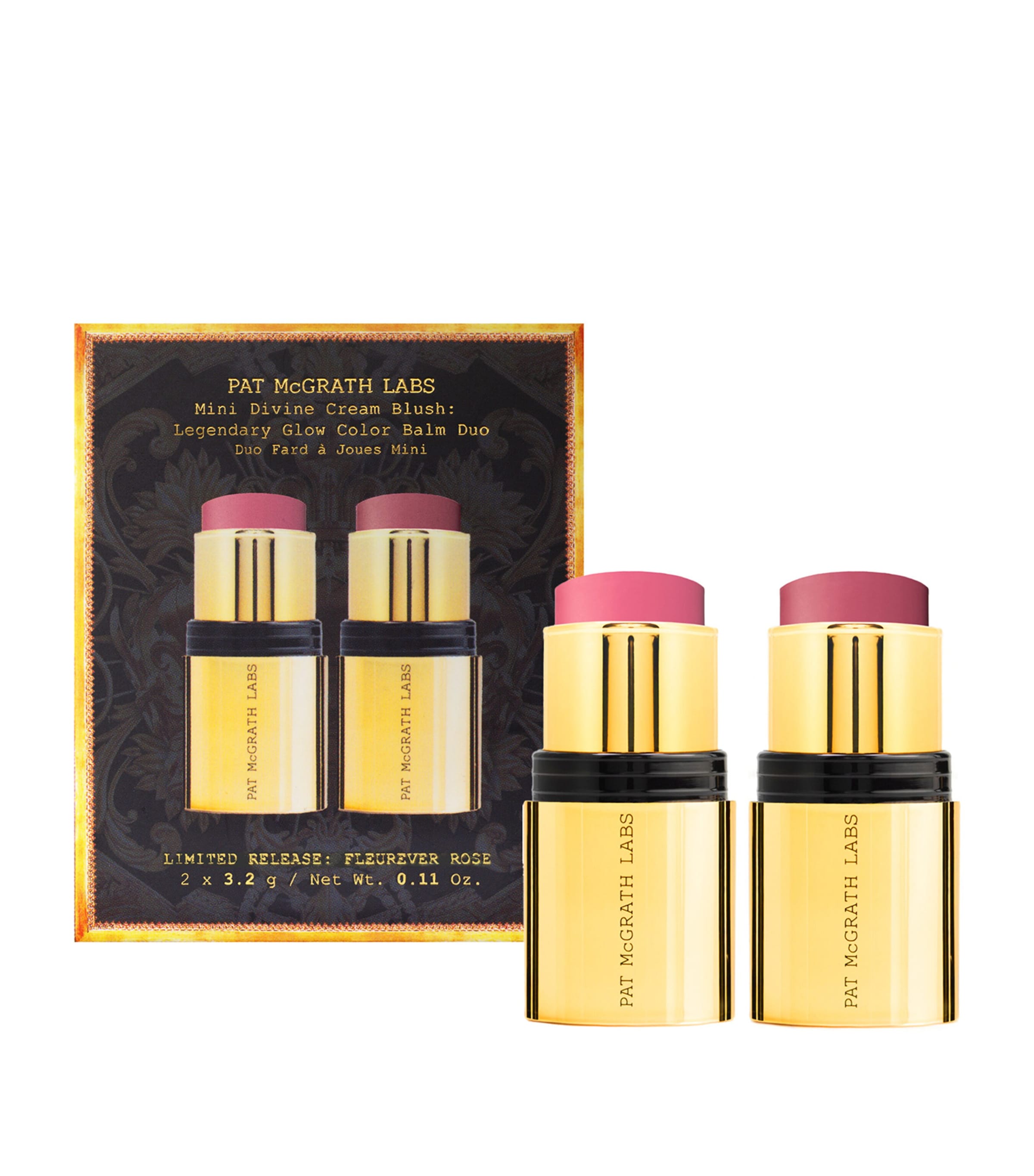 PAT MCGRATH LABS Mini Divine Cream Blush: Legendary Glow Color Balm Duo ...