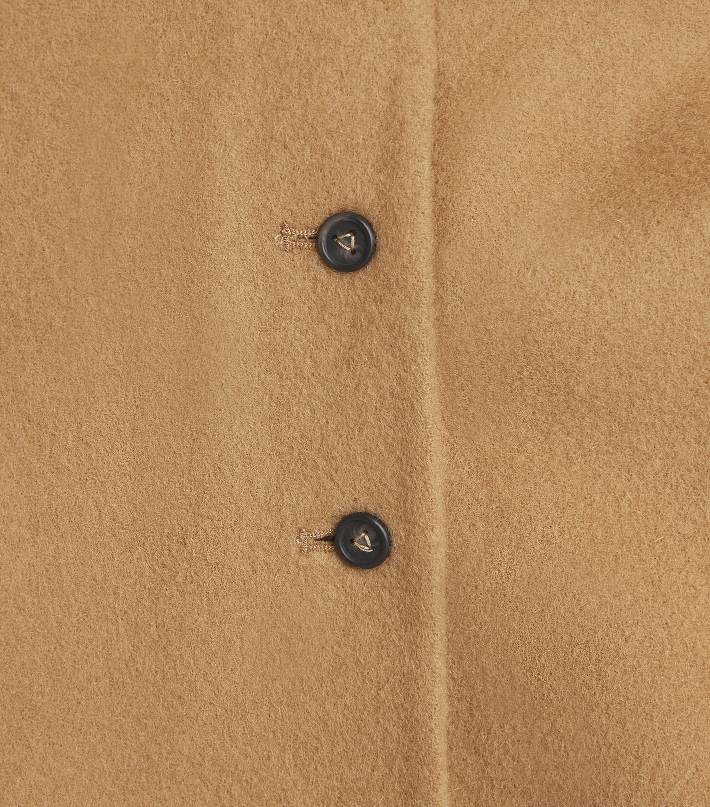 Source Unknown Womens Wool Nuage Scarf Coat Tan Image 6