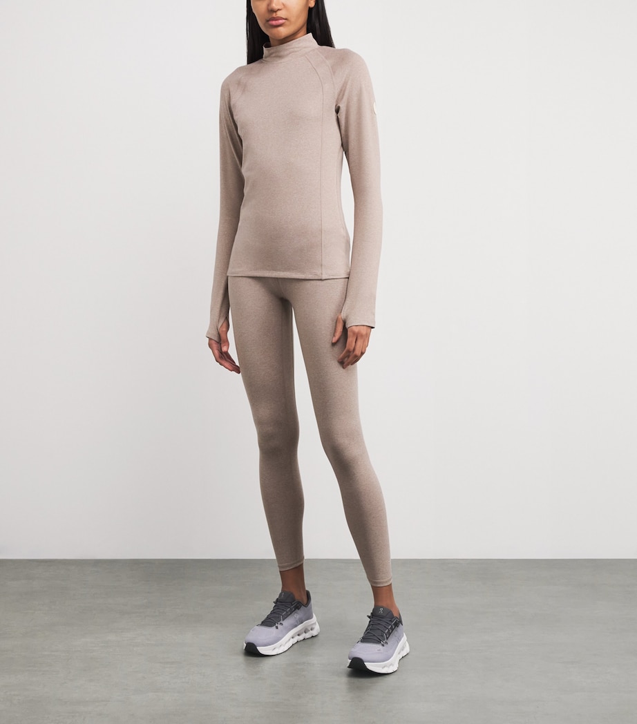 Always Warm Baselayer Top TAUPE MARL Image 2