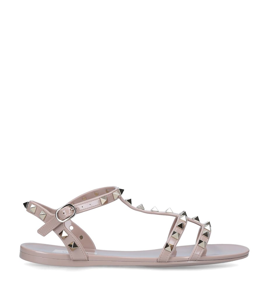 Valentino Garavani Rockstud Gladiator Sandals Blush Image 1