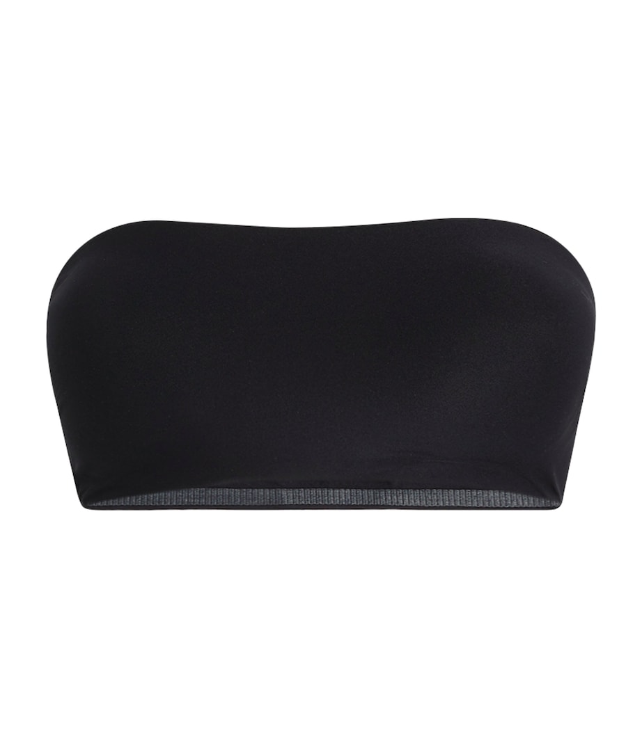 SoftStretch Padded Bandeau Bra 011 BLACK Image 2