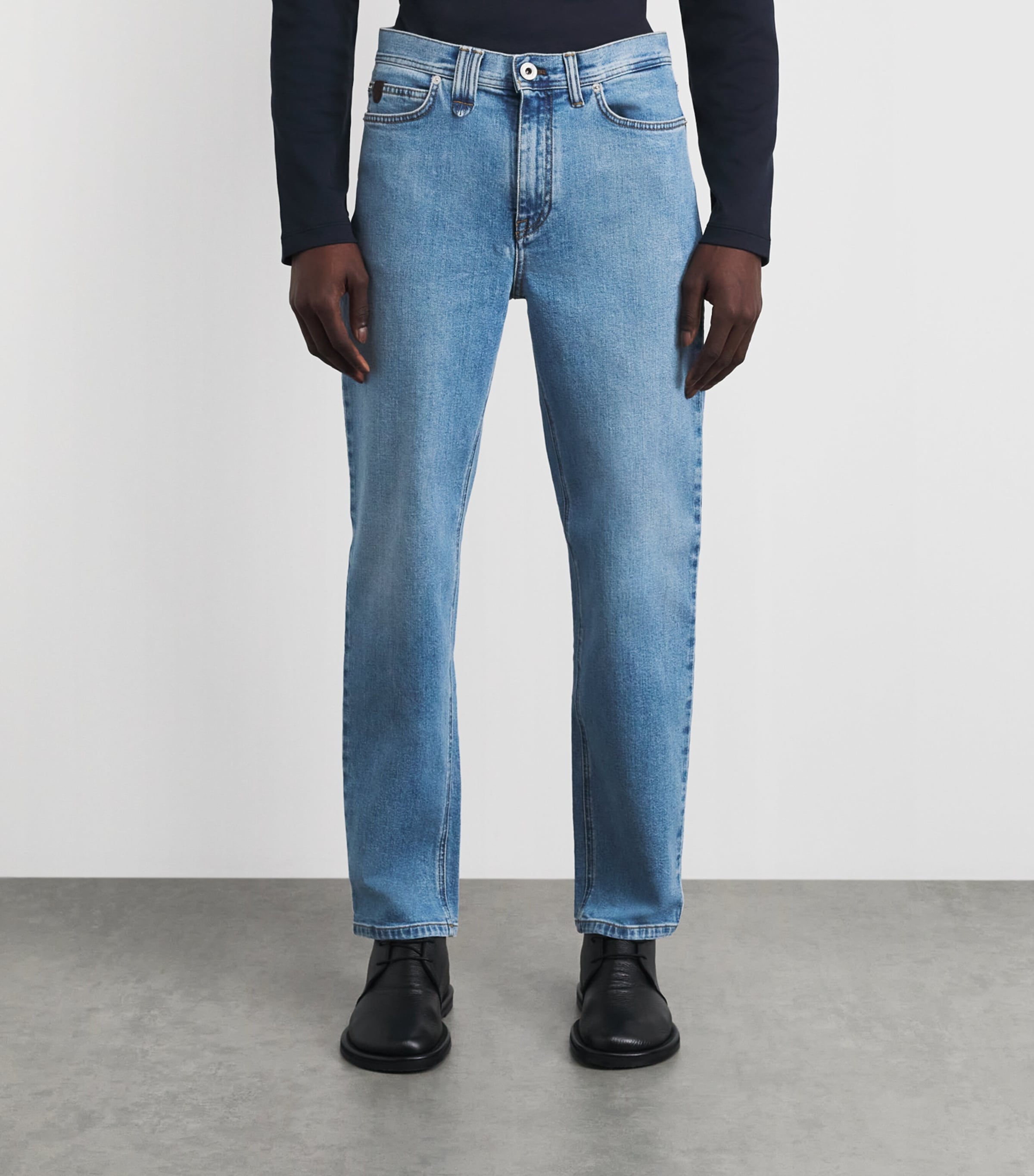 Brioni Mens Merano Straight Jeans Image 4