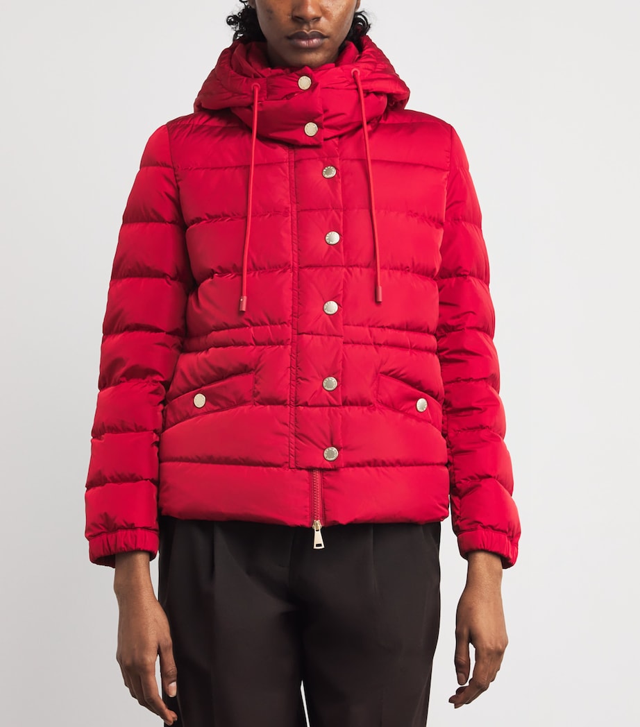 Down Water-Repellent Puffer Jacket RED Image 3