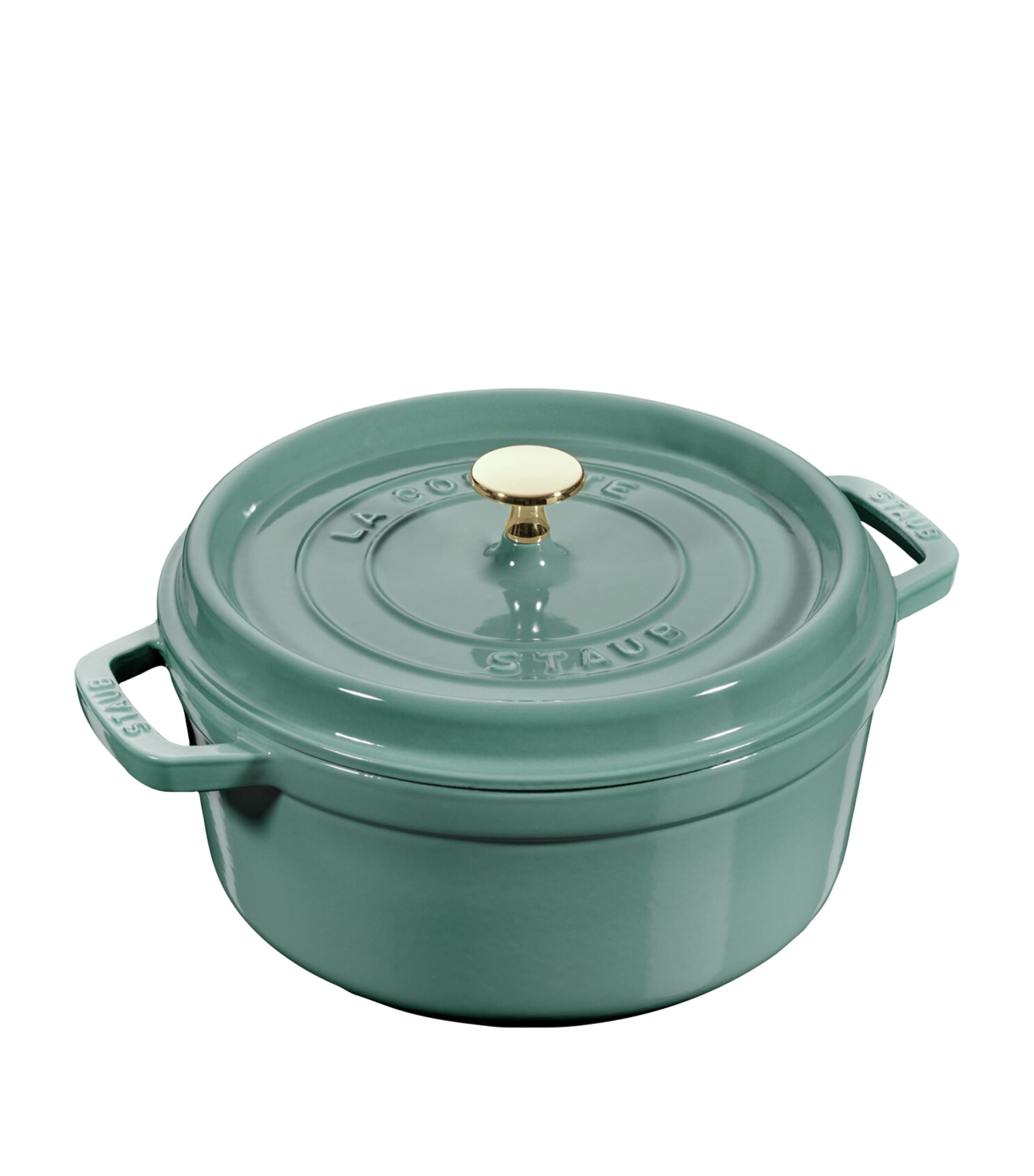 Staub Round Cocotte (20cm) Eucalyptus