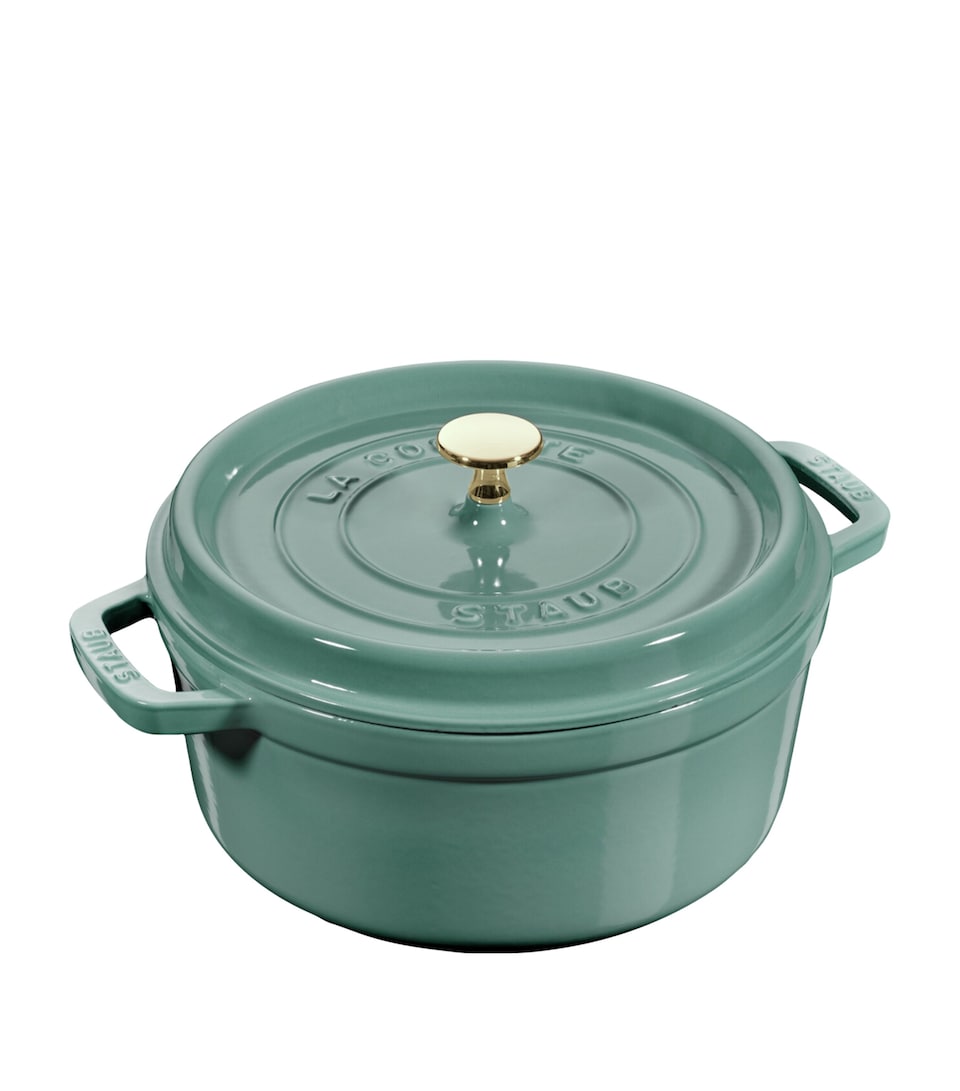 Staub Round Cocotte (20cm) Eucalyptus