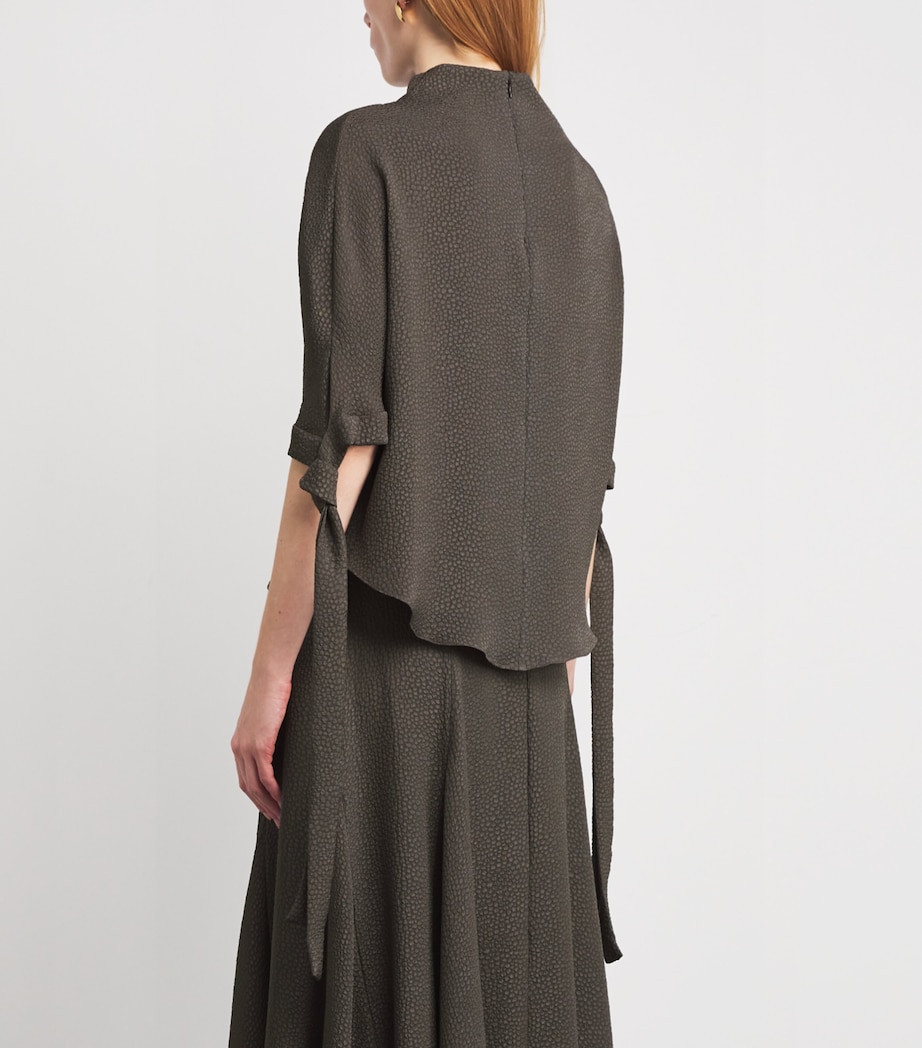 Jacquard Pedernal Top SLATE GREY Image 4