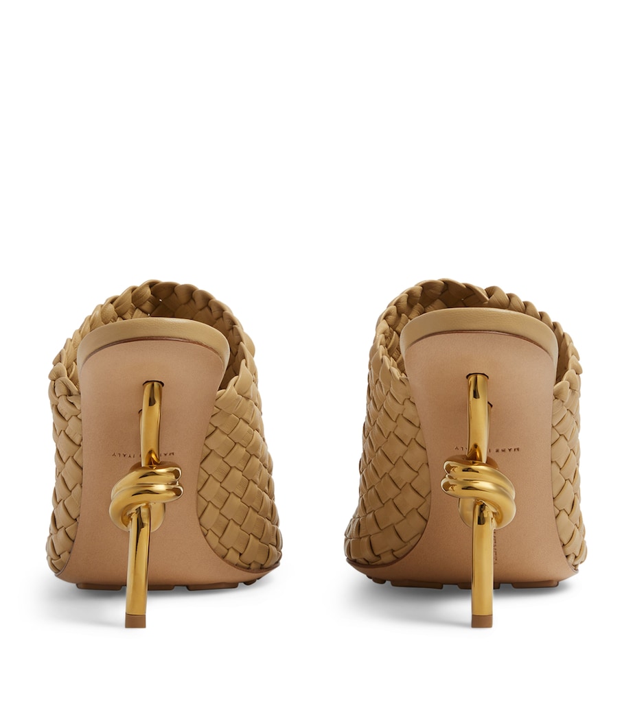 Leather Knot Mules 90 CANE SUGAR Image 2