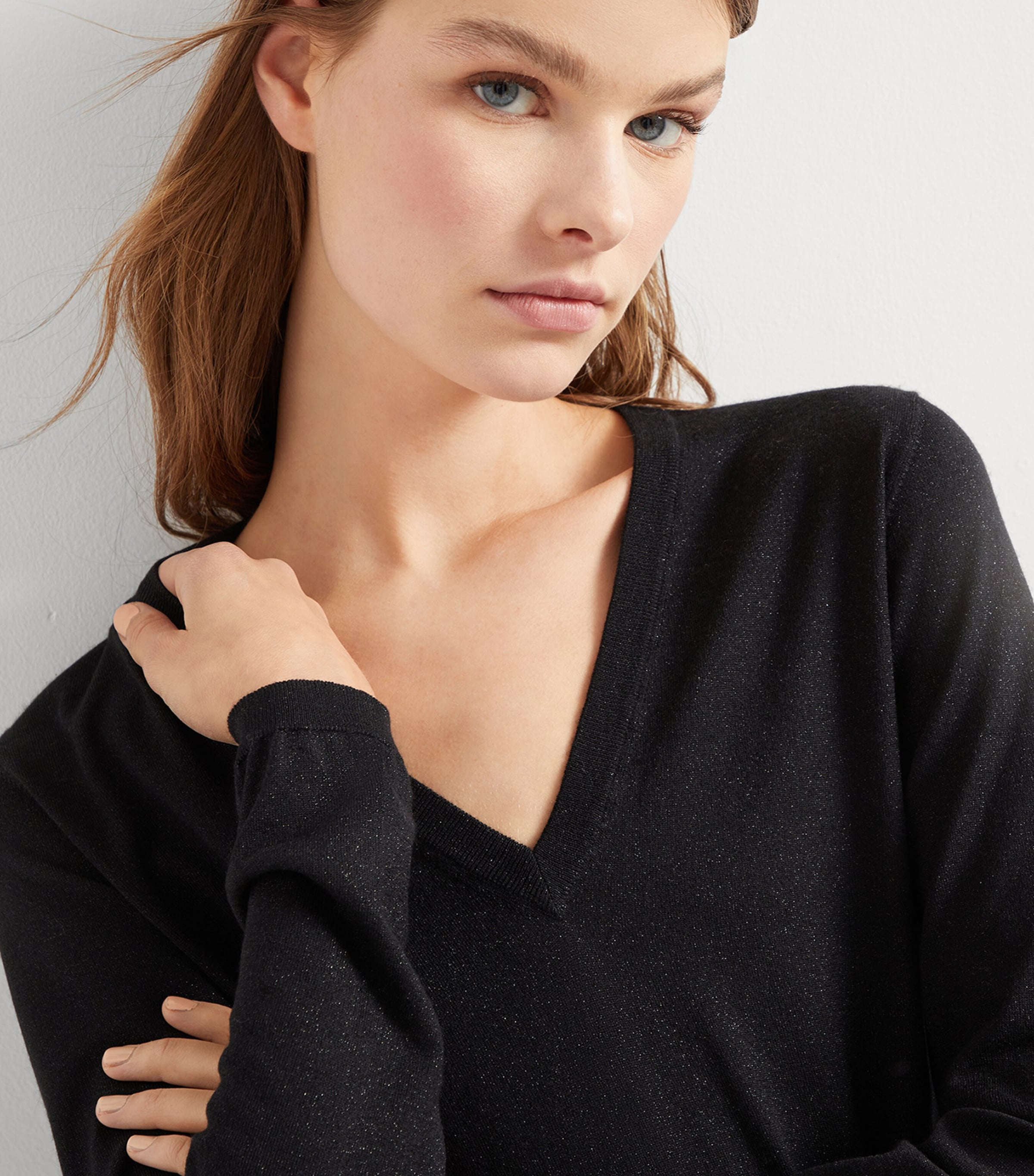 Brunello Cucinelli Womens Cashmere-Silk-Blend Sweater Image 6