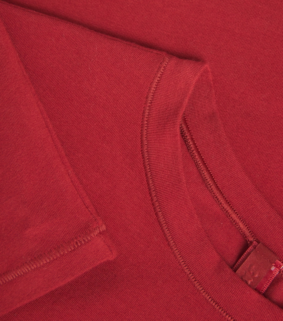 Cotton Jersey Long-Sleeve T-Shirt BRICK Image 5