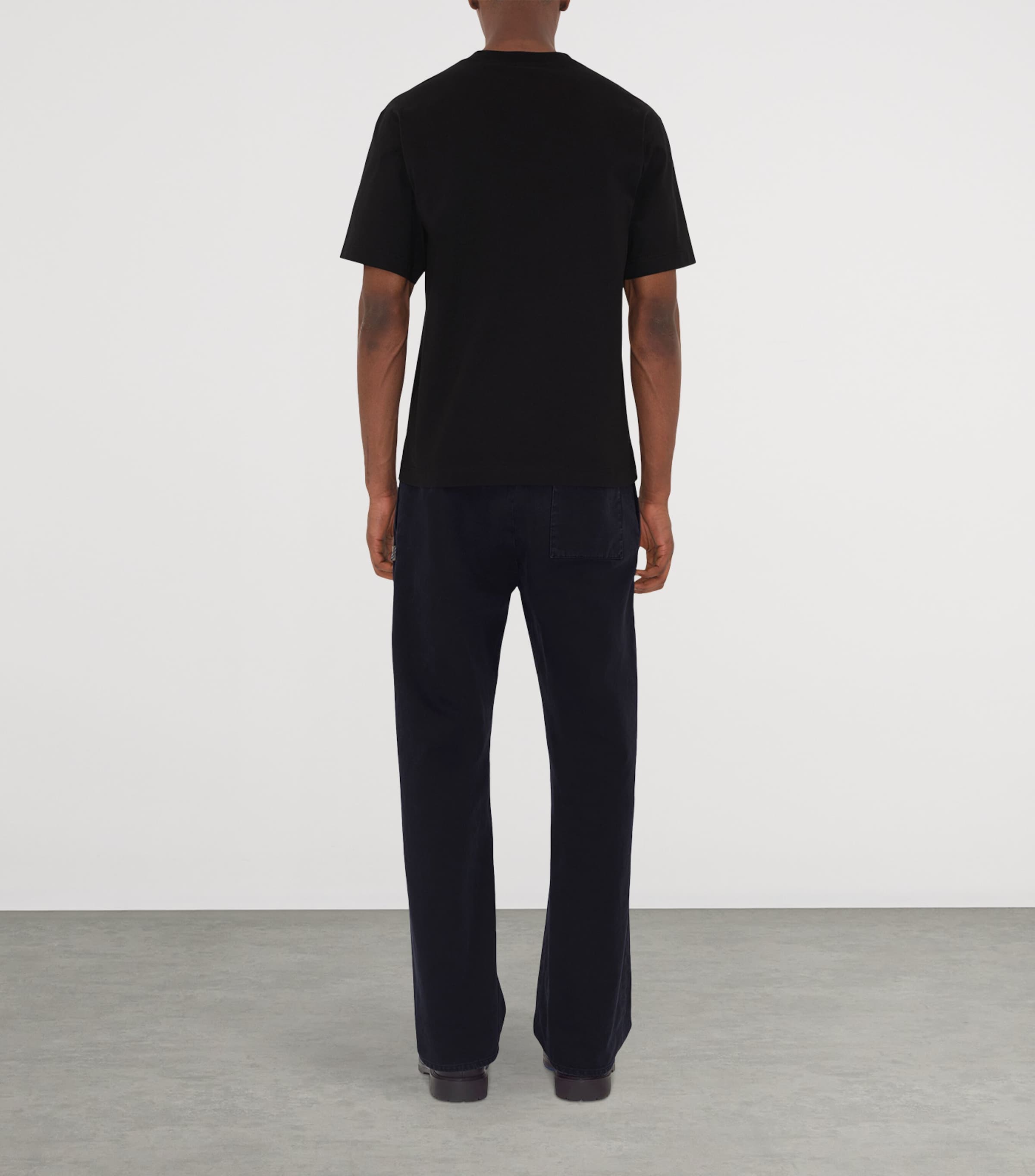 Check EKD-Print T-Shirt BLACK Image 4