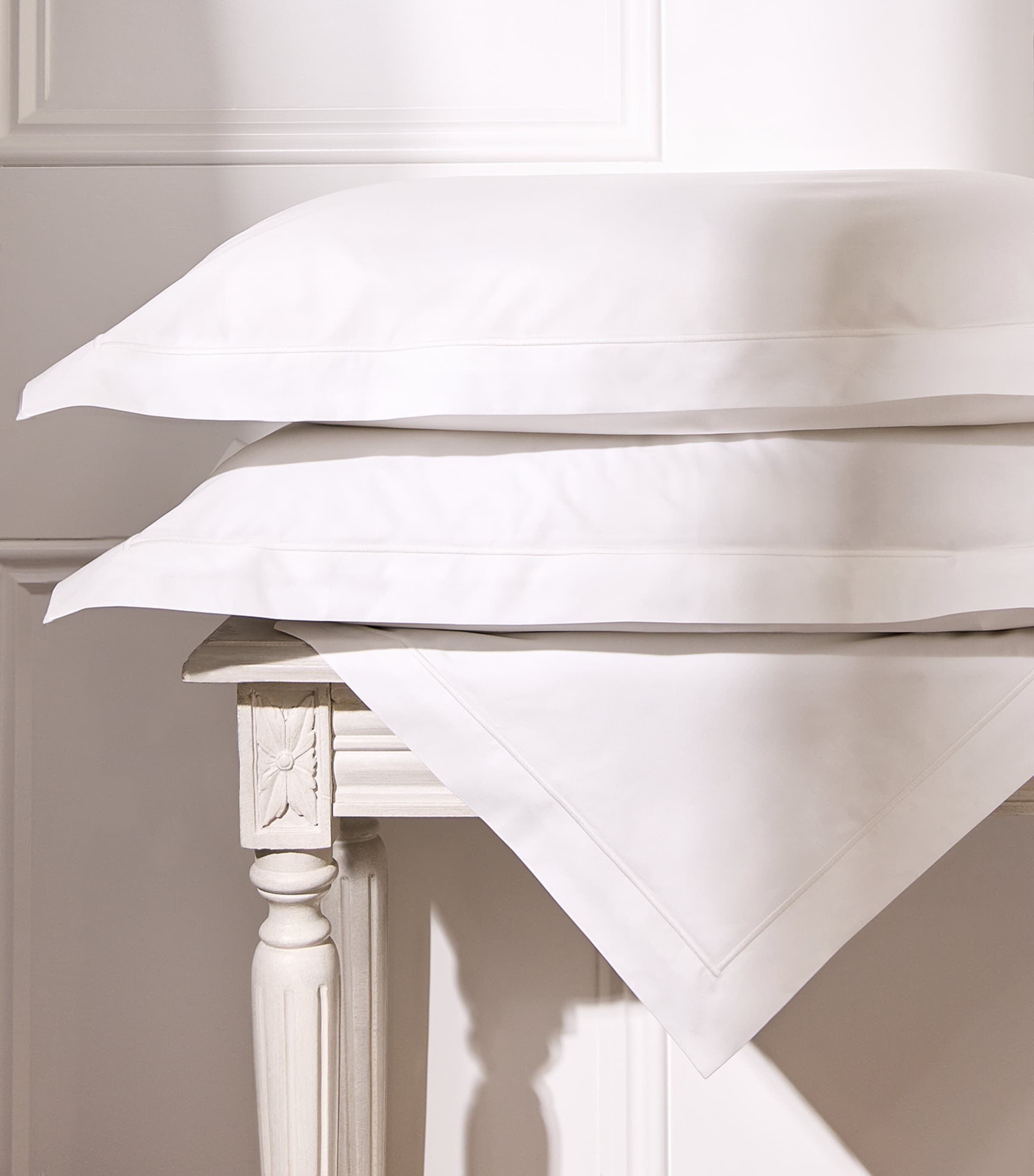 Helmshore King Oxford Pillowcase (50cm x 90cm) WHITE Image 5