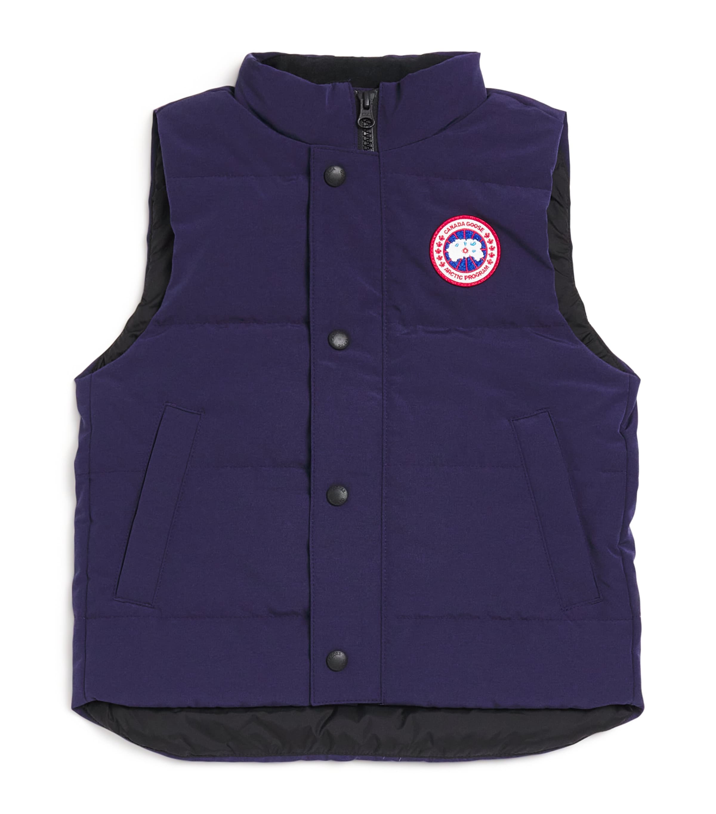 Canada Goose Kids Padded Vanier Gilet (4-7 Years) Dusk Crepscle Image 1
