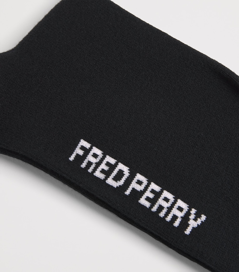 Tipped Sports Socks 843-BLACK/SNOWWHITE Image 2