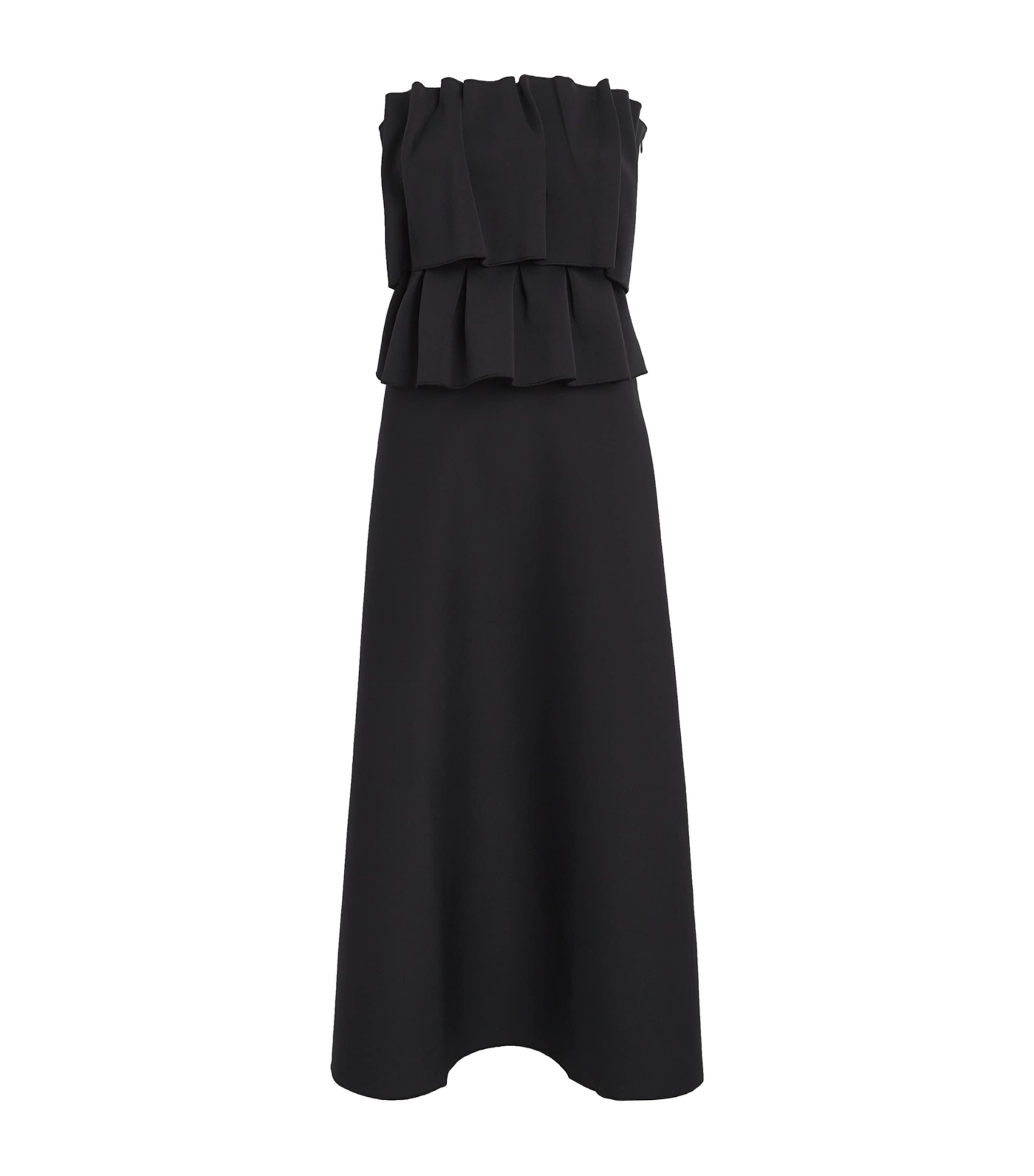 House Of Dagmar Sculpted Tube Dress In Black