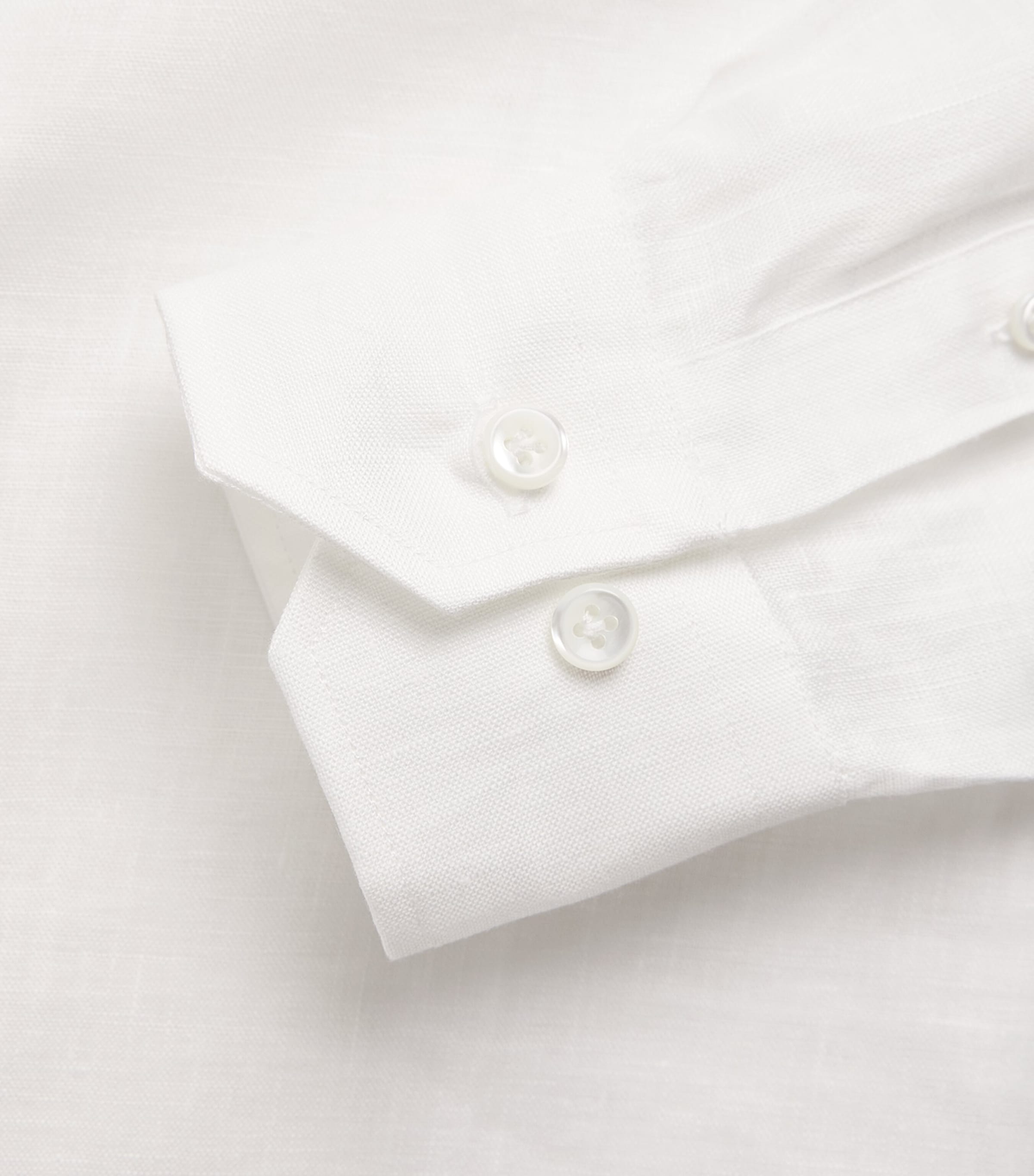 Linen Shirt 81 WHITE Image 5