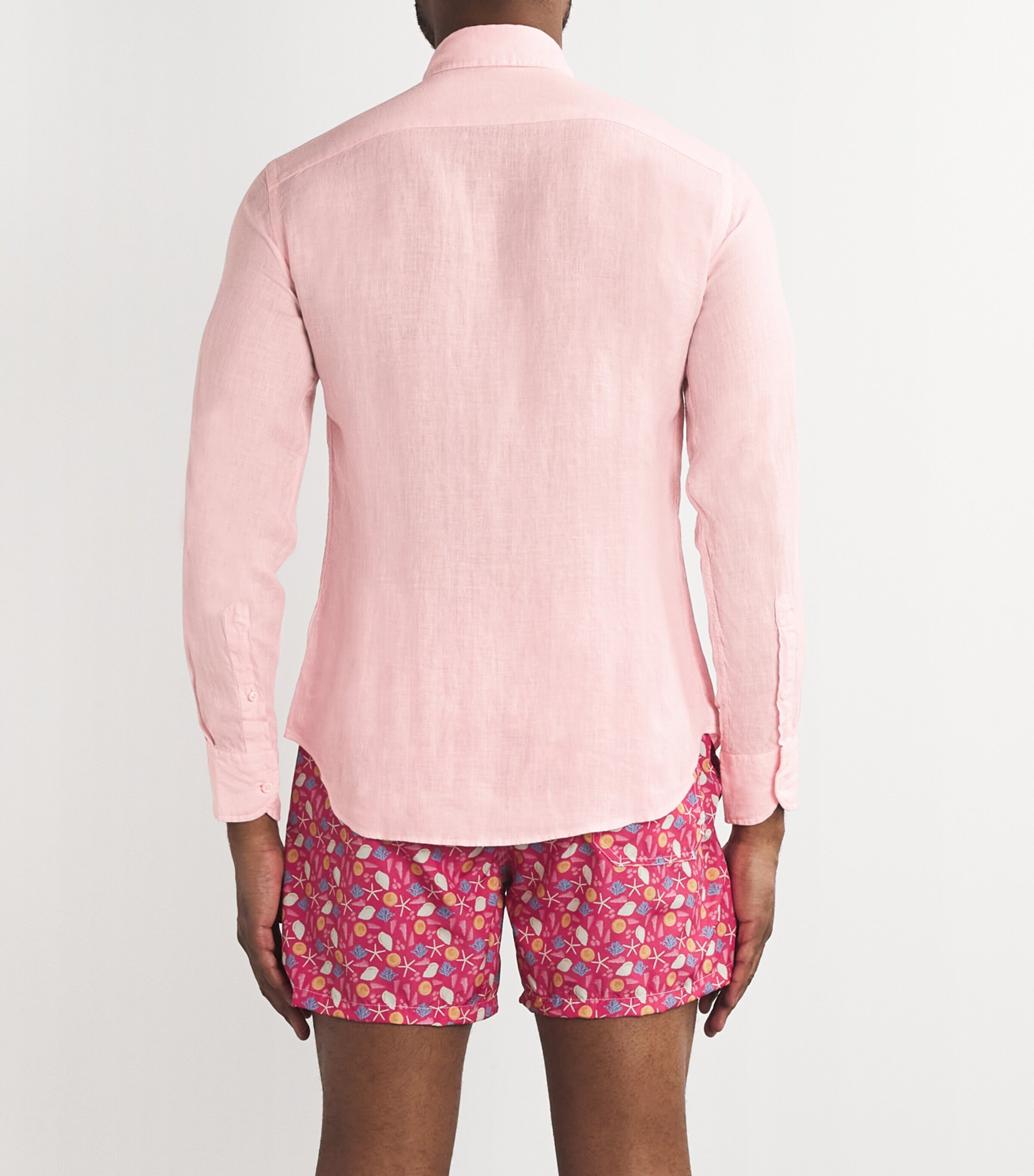 Fedeli Mens Linen Nick Shirt Image 4