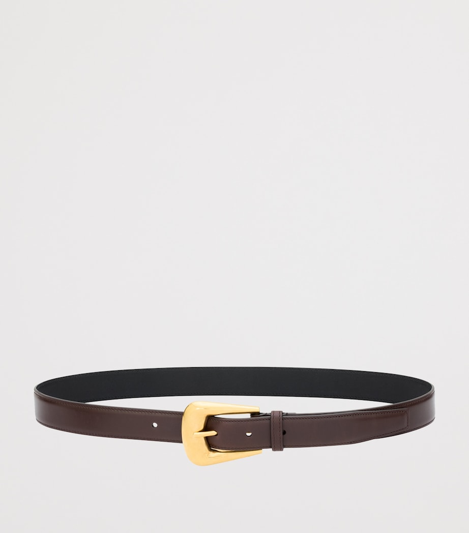 Leather Folk Buckle Belt 2596 Image 2