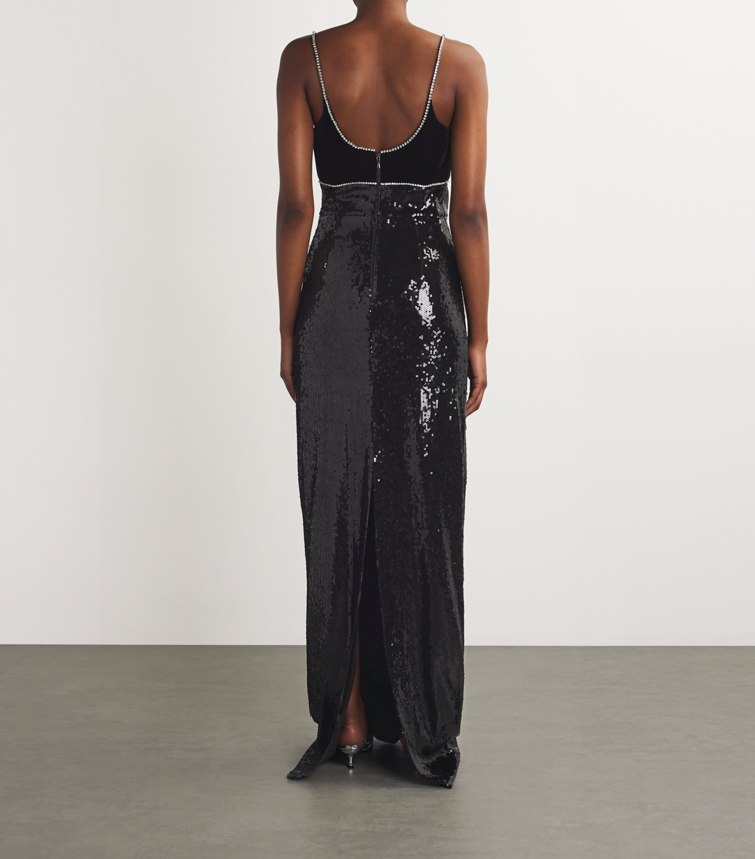 x Nicky Hilton Sequinned Lena Gown 29202732BLACK Image 3