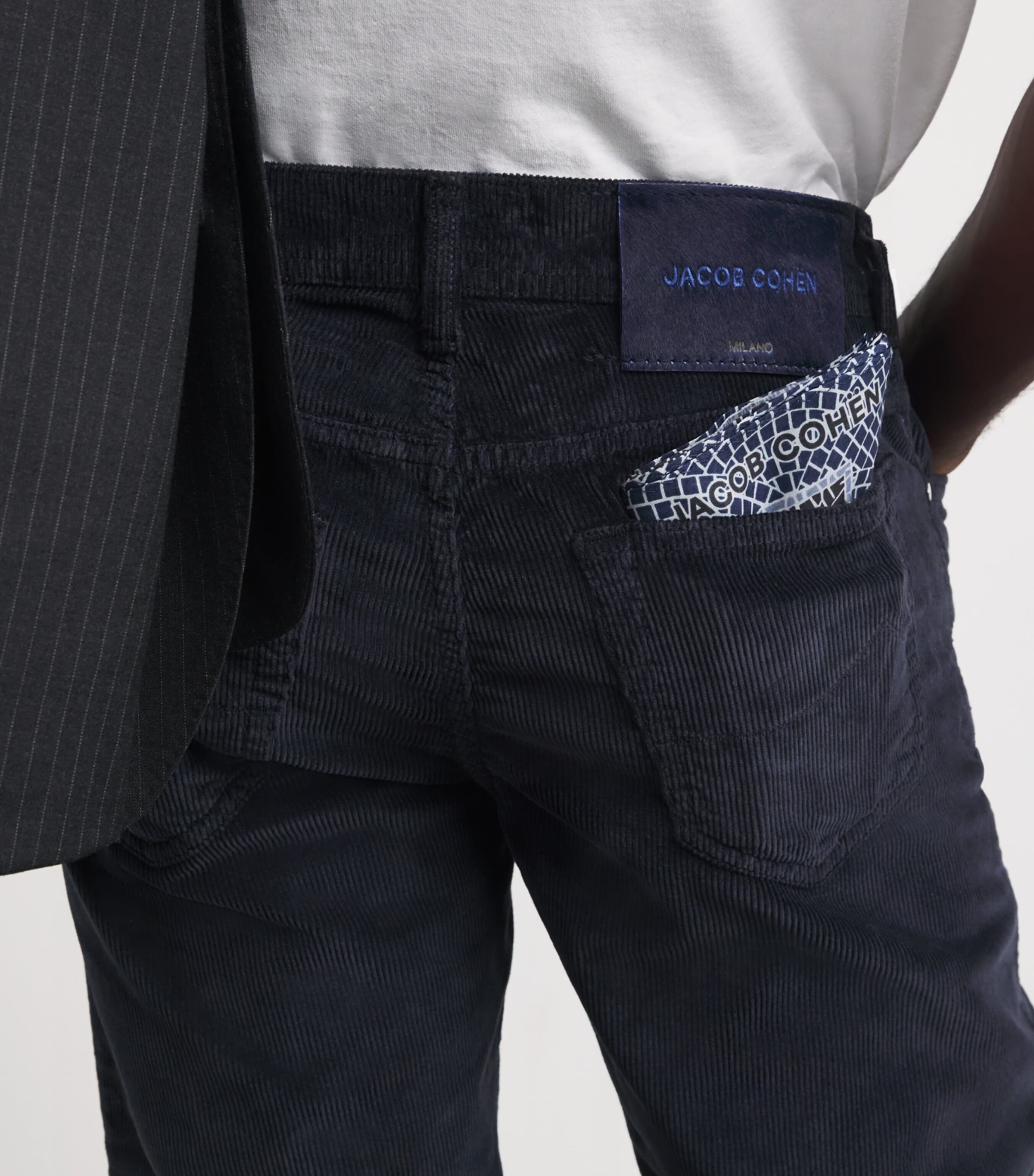 JACOB COHËN Mens Stretch Corduroy Bard Slim Jeans Image 6