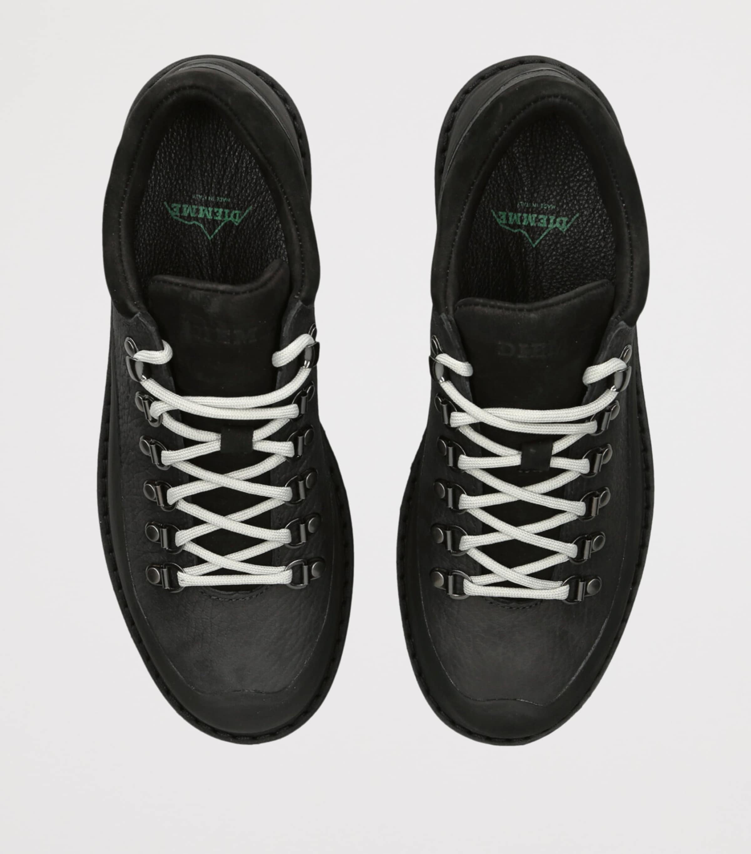 Diemme Leather Cornaro Low-Top Boots Black Image 4