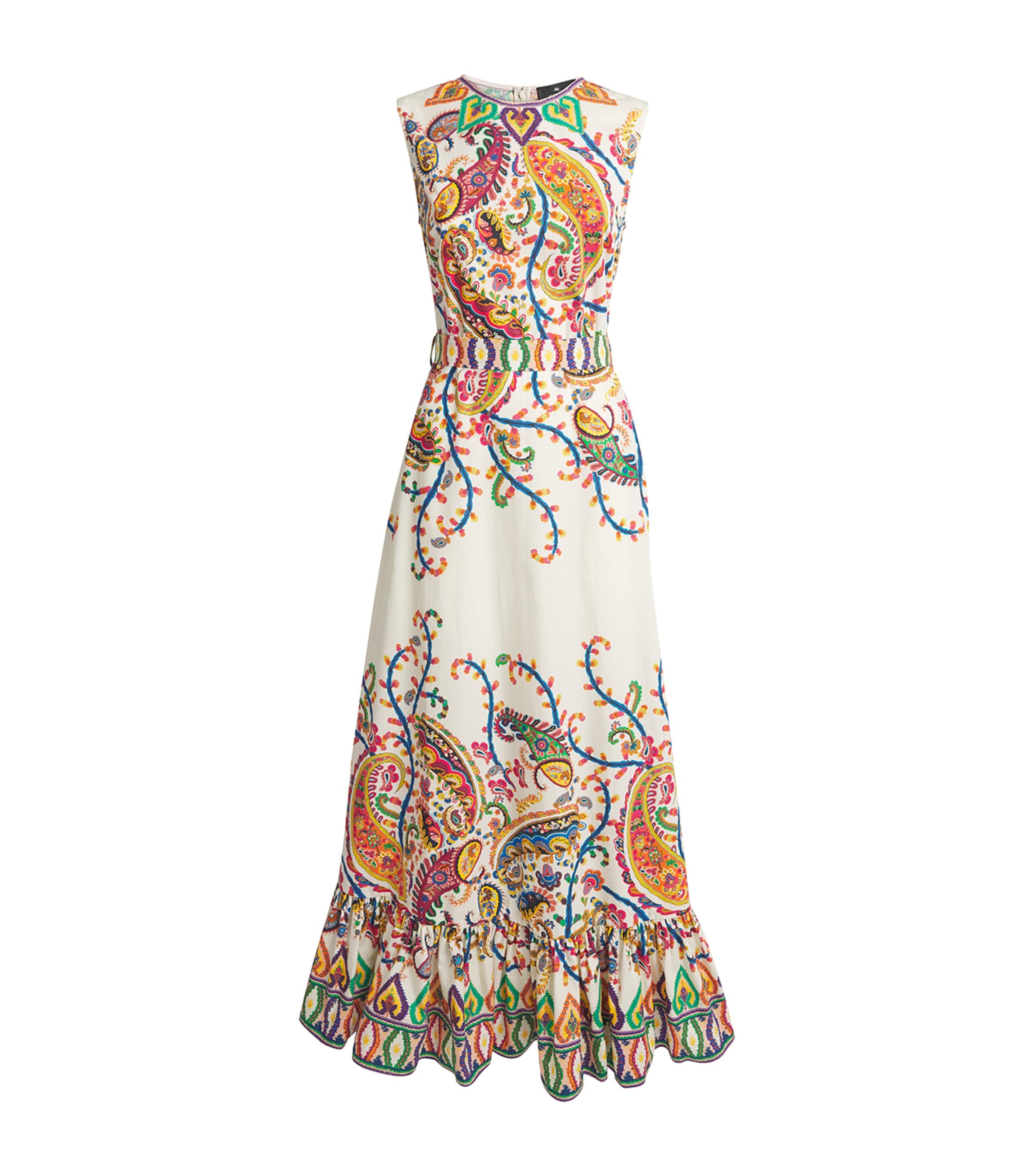 Cotton Paisley Maxi Dress X0800 Image 1