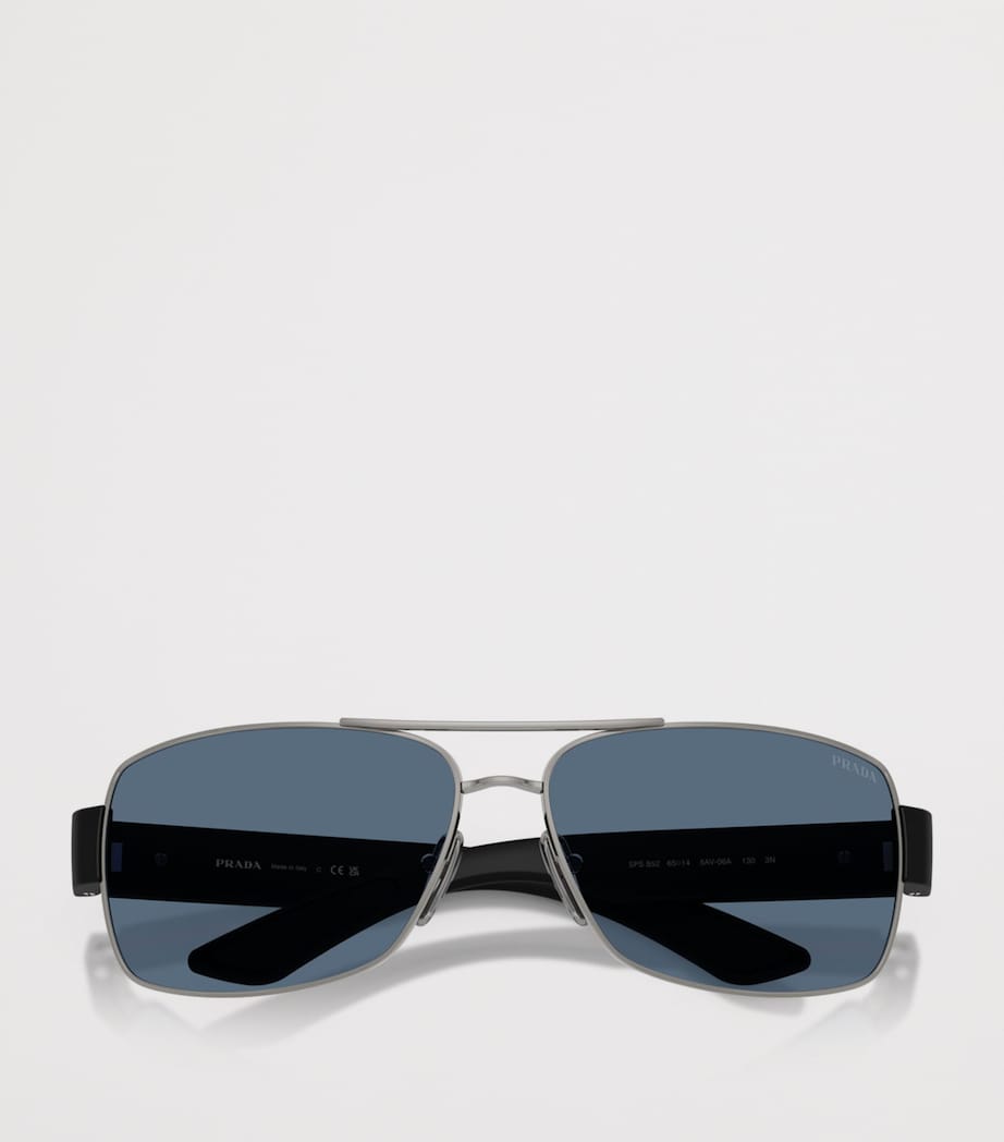 Prada Linea Rossa Metal PR B52S Sunglasses Grey Image 5