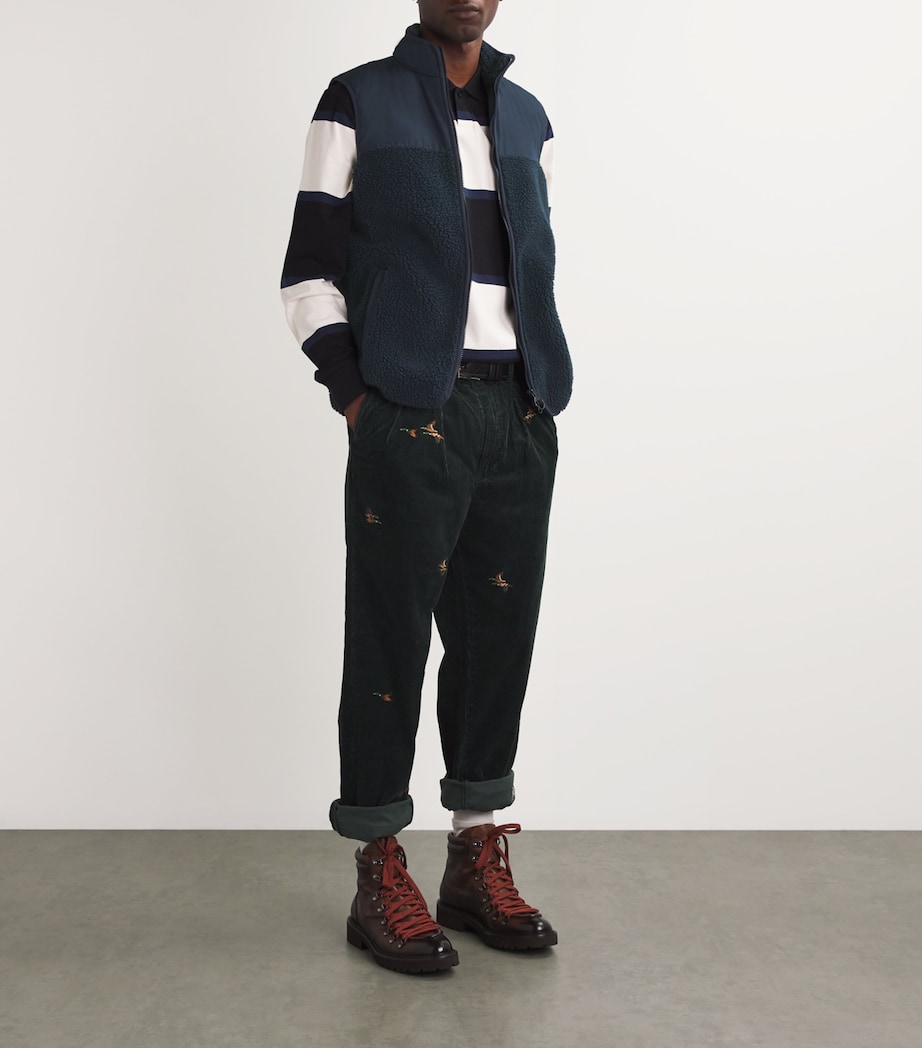 Newlan Fleece Gilet NAVY Image 2