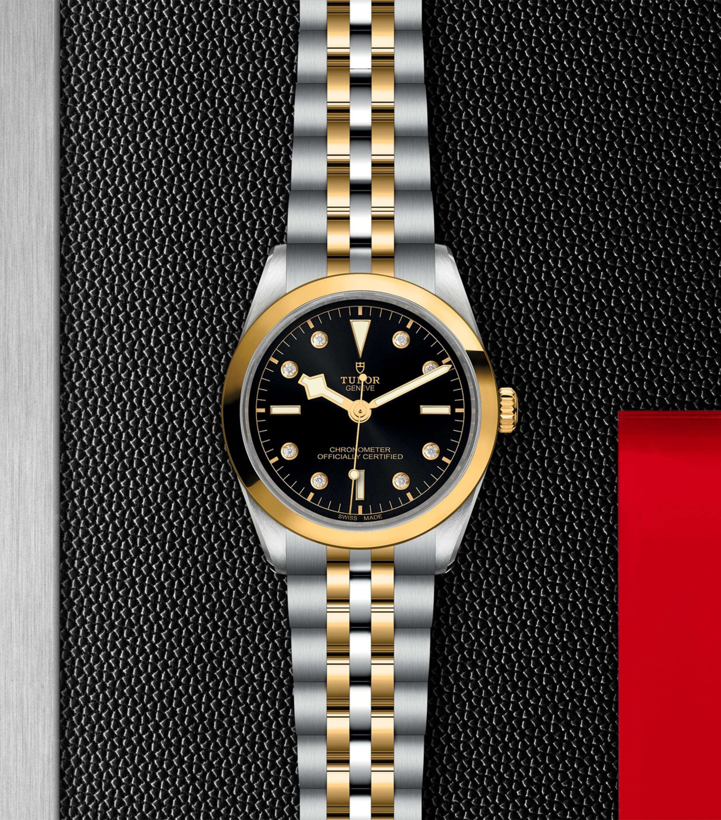 Black Bay One Stainless Steel, Yellow Gold and Diamond Watch 36mm BLACK Image 5