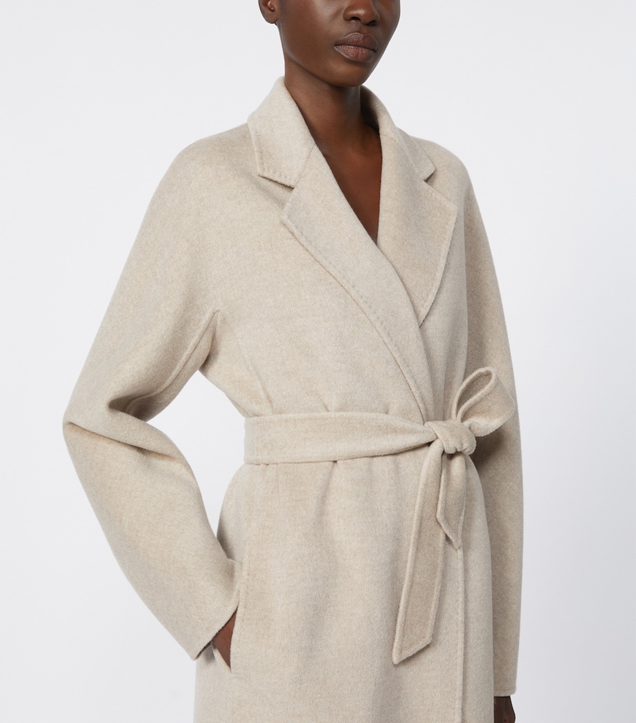 Cashmere Belted Coat SAND Image 5