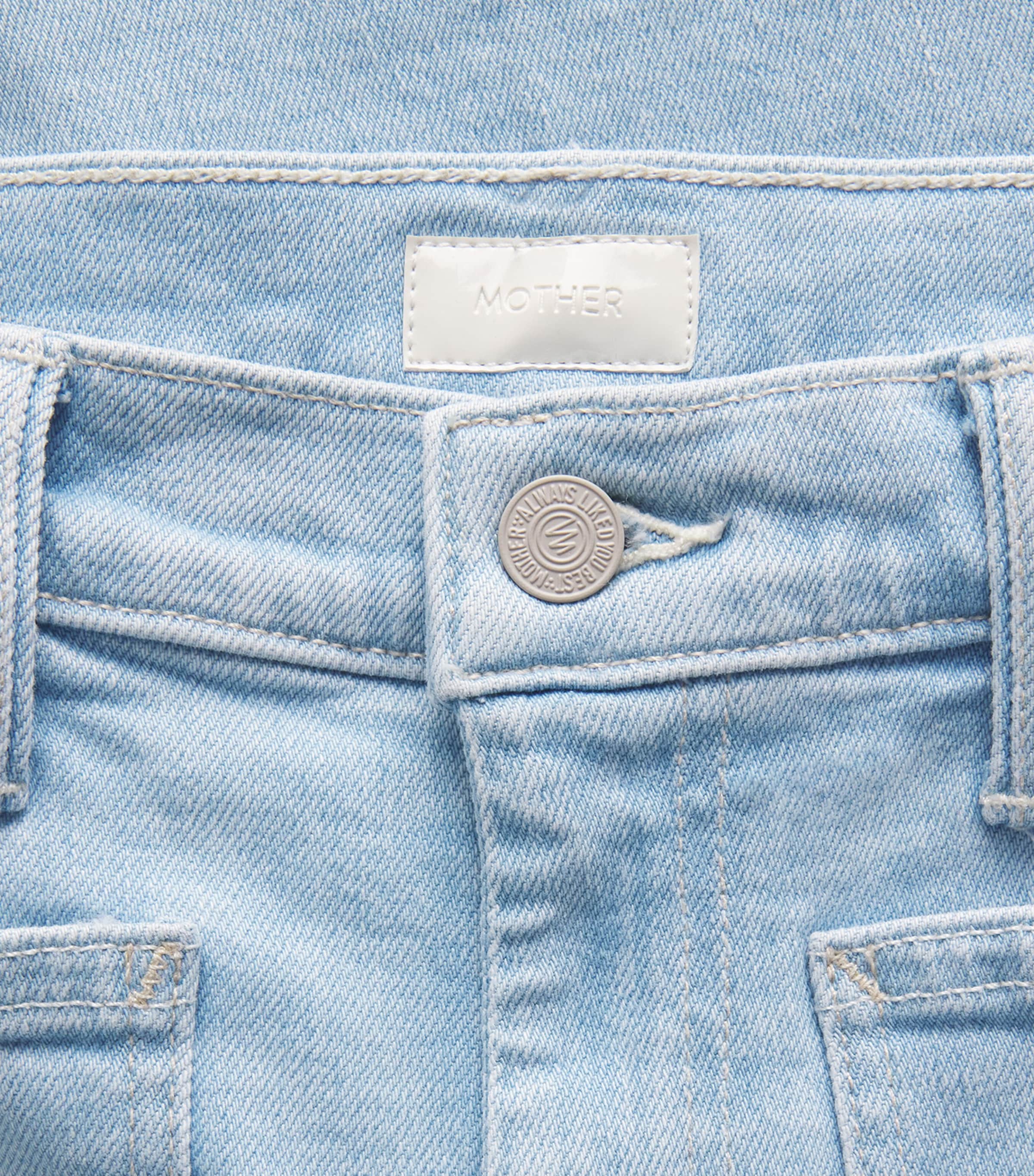 MOTHER Womens The Patch Pocket Weekender Flared Jeans Sauced By Six Image 6