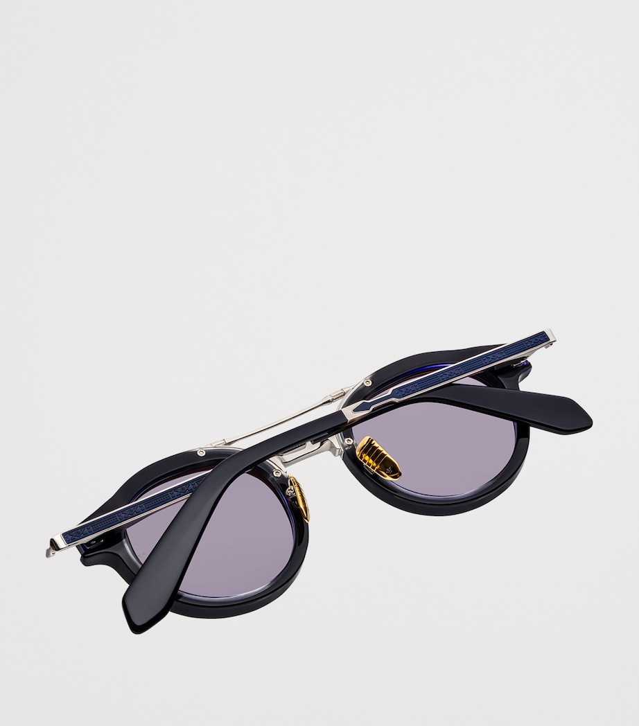 Acetate-Metal Delage Sunglasses NIMBUS CR39 Image 4
