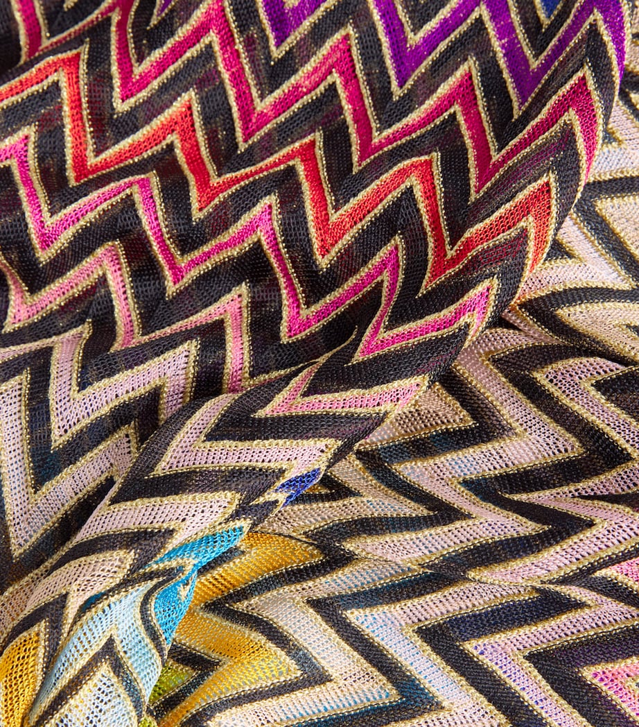 Zigzag Wide-Leg Trousers SM9QH MULTI W BLACK BASE Image 5