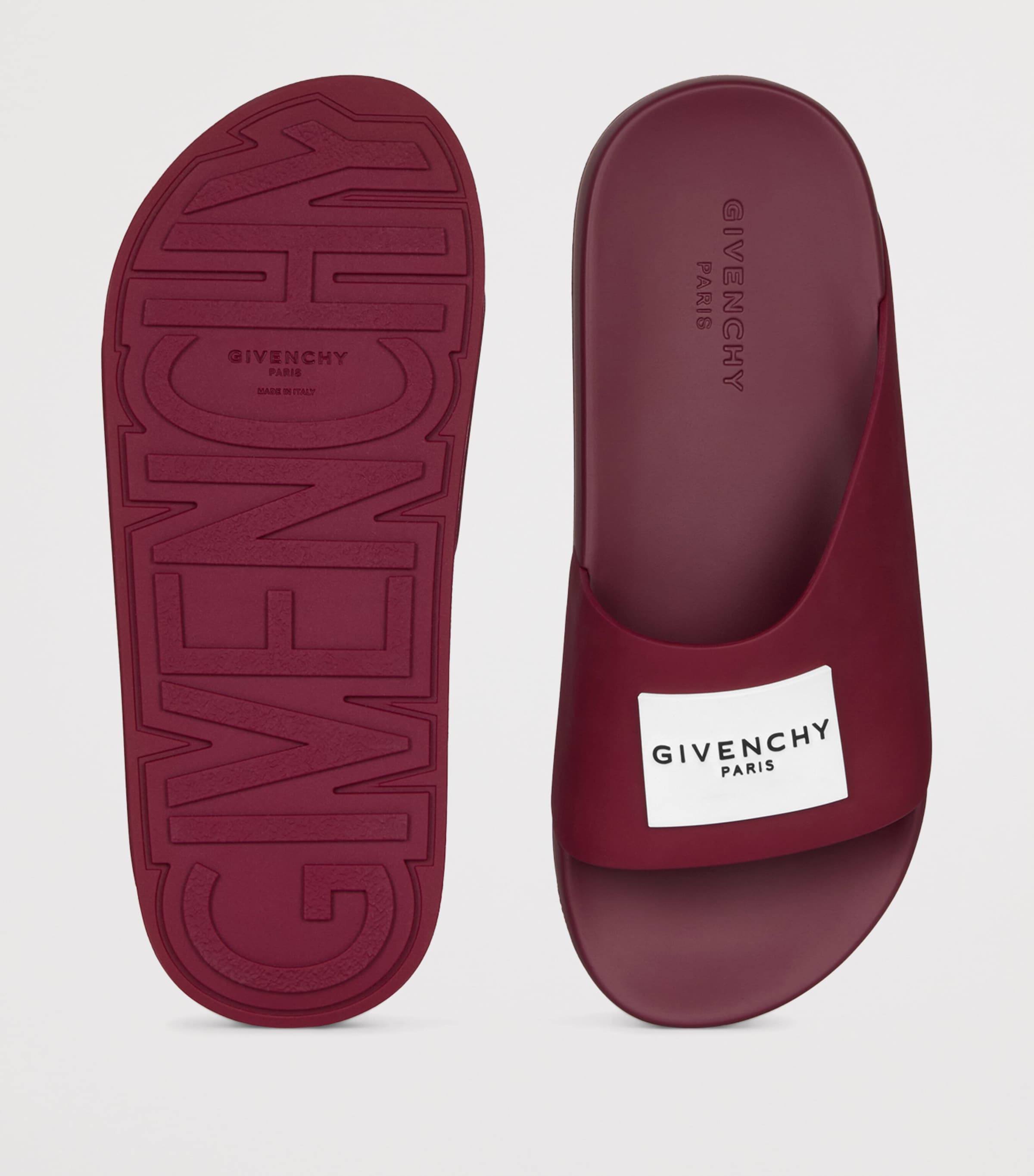 Givenchy Logo Slides Red Cherry Image 4