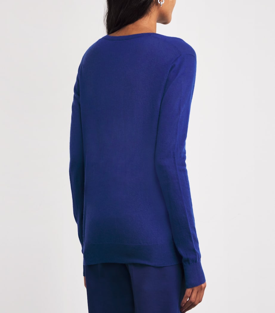 Cashmere Cashair Sweater COBALT Image 4