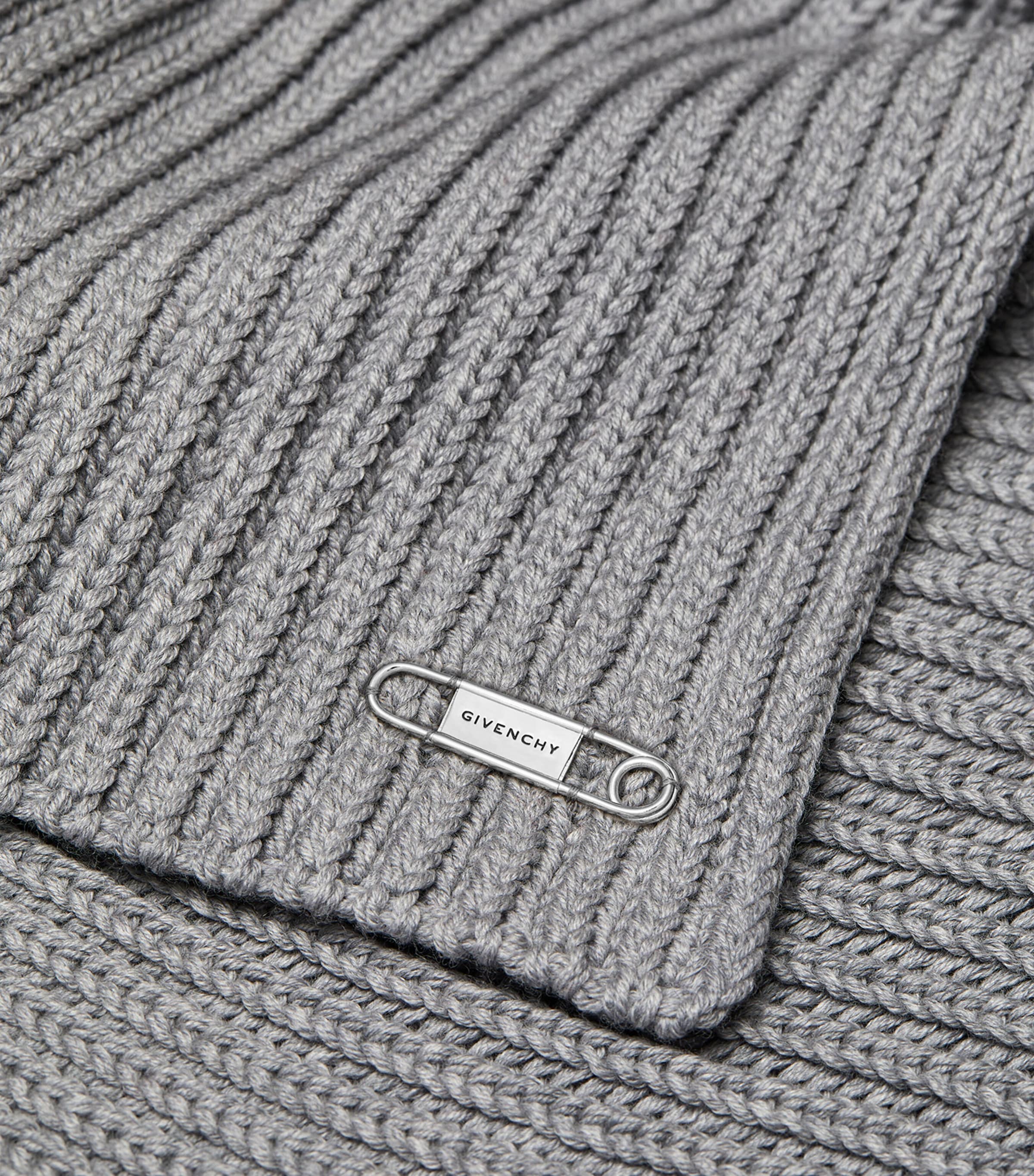 Givenchy Wool Safety Pin Scarf Image 2