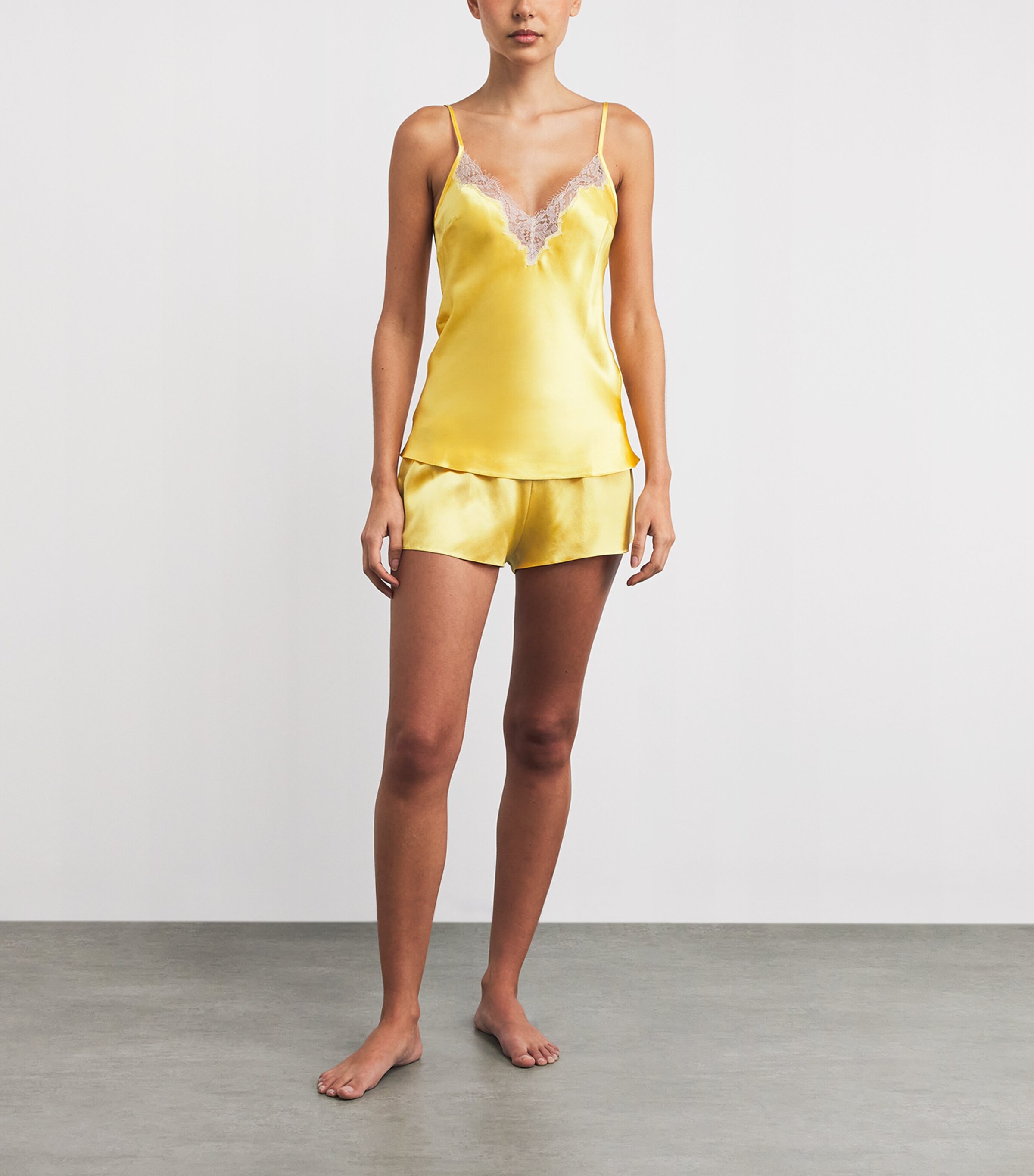 Gilda & Pearl Womens Silk Secret Garden Camisole Top Sunlit Bloom Image 2