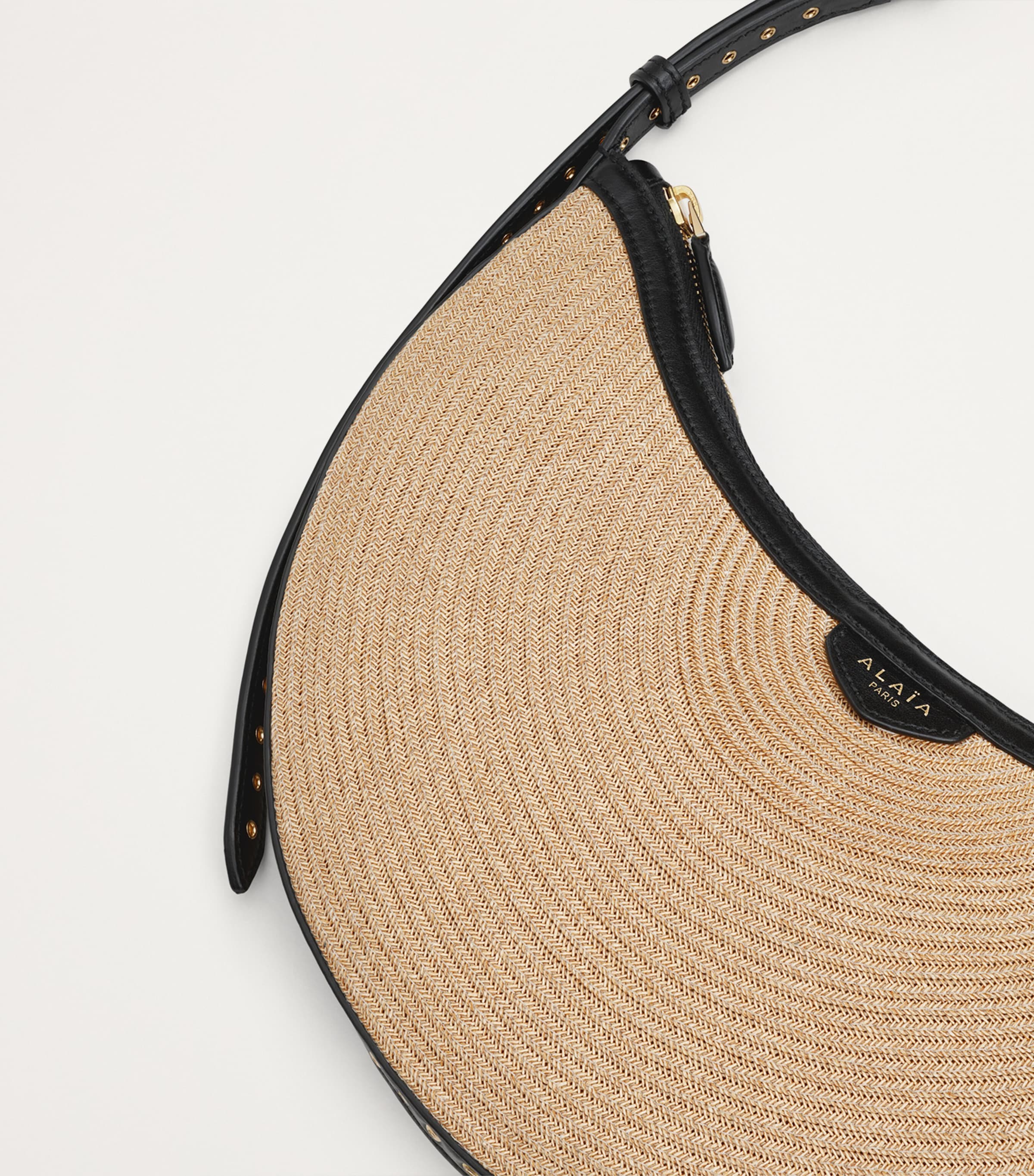 Alaïa Small One Piece Demi Lune Shoulder Bag Naturel Image 2
