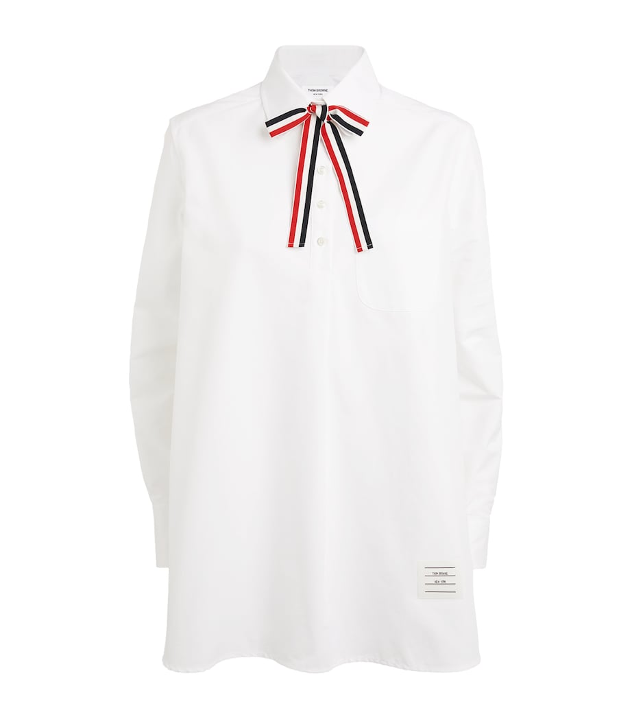 4-Bar Stripe Bow-tie Shirt WHITE Image 1