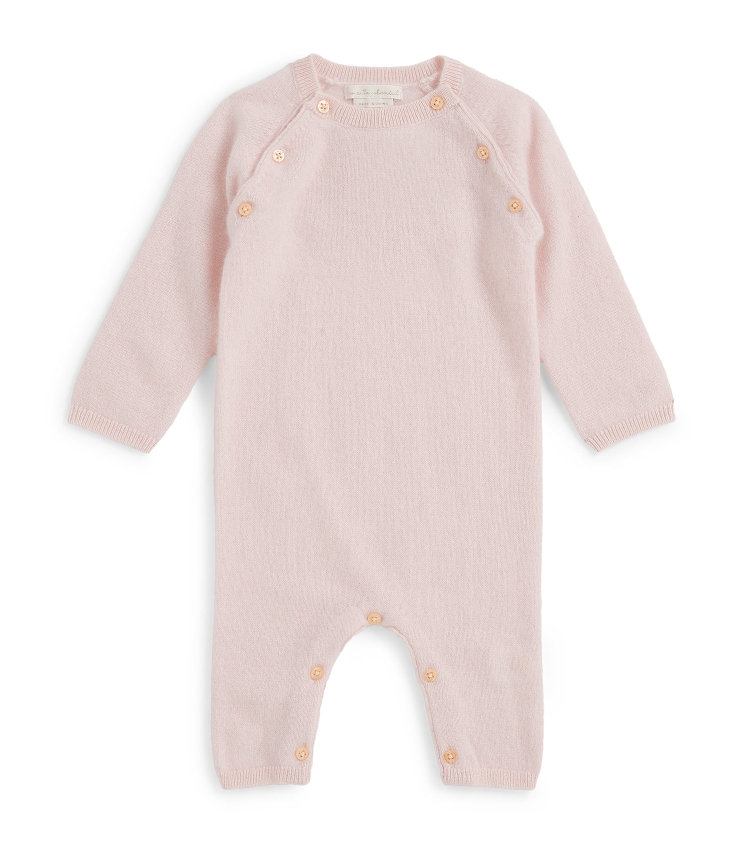 Marie-chantal Cashmere Angel Wings Ariel Playsuit In Pink