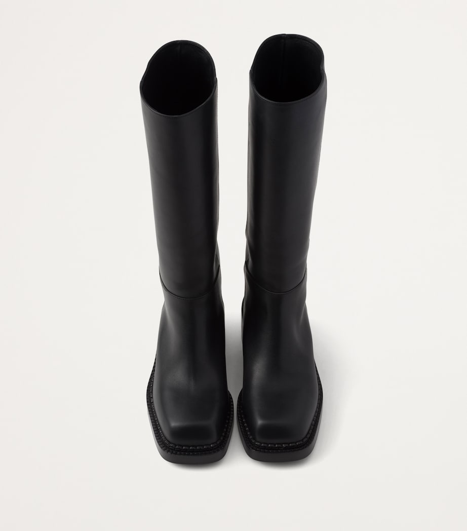 Leather Knee-High Boots 55 F0002 Image 2