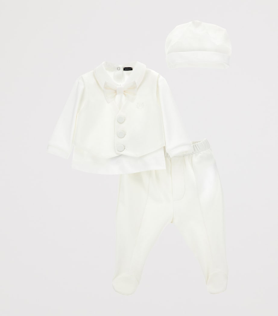 Formal Shirt, Waistcoat, Trousers, Hat and Bow Tie Set (1-9 Months) PANNA Image 1